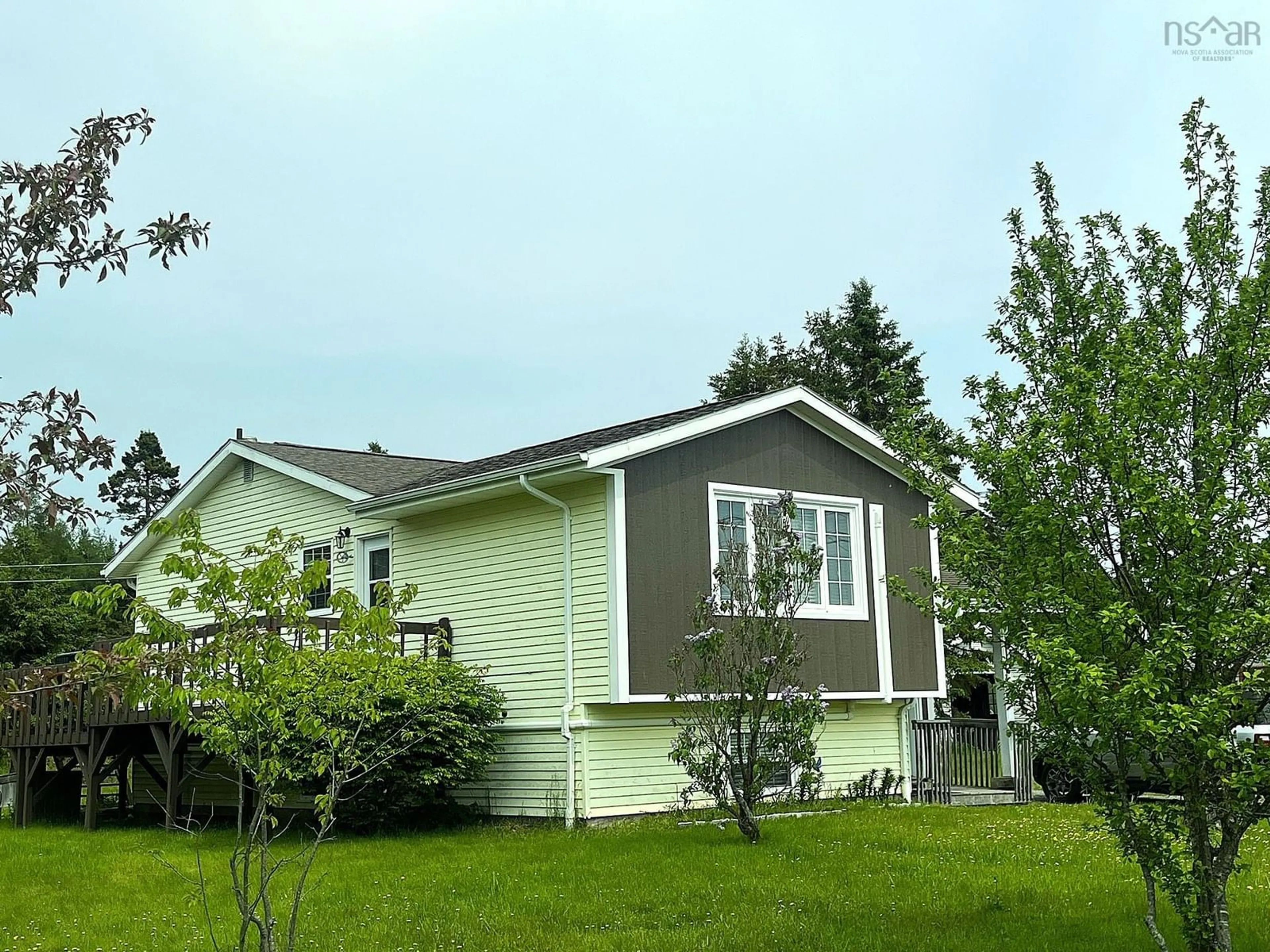 Home with vinyl exterior material, street for 1049 Evanston Rd, Evanston Nova Scotia B0E 1J0