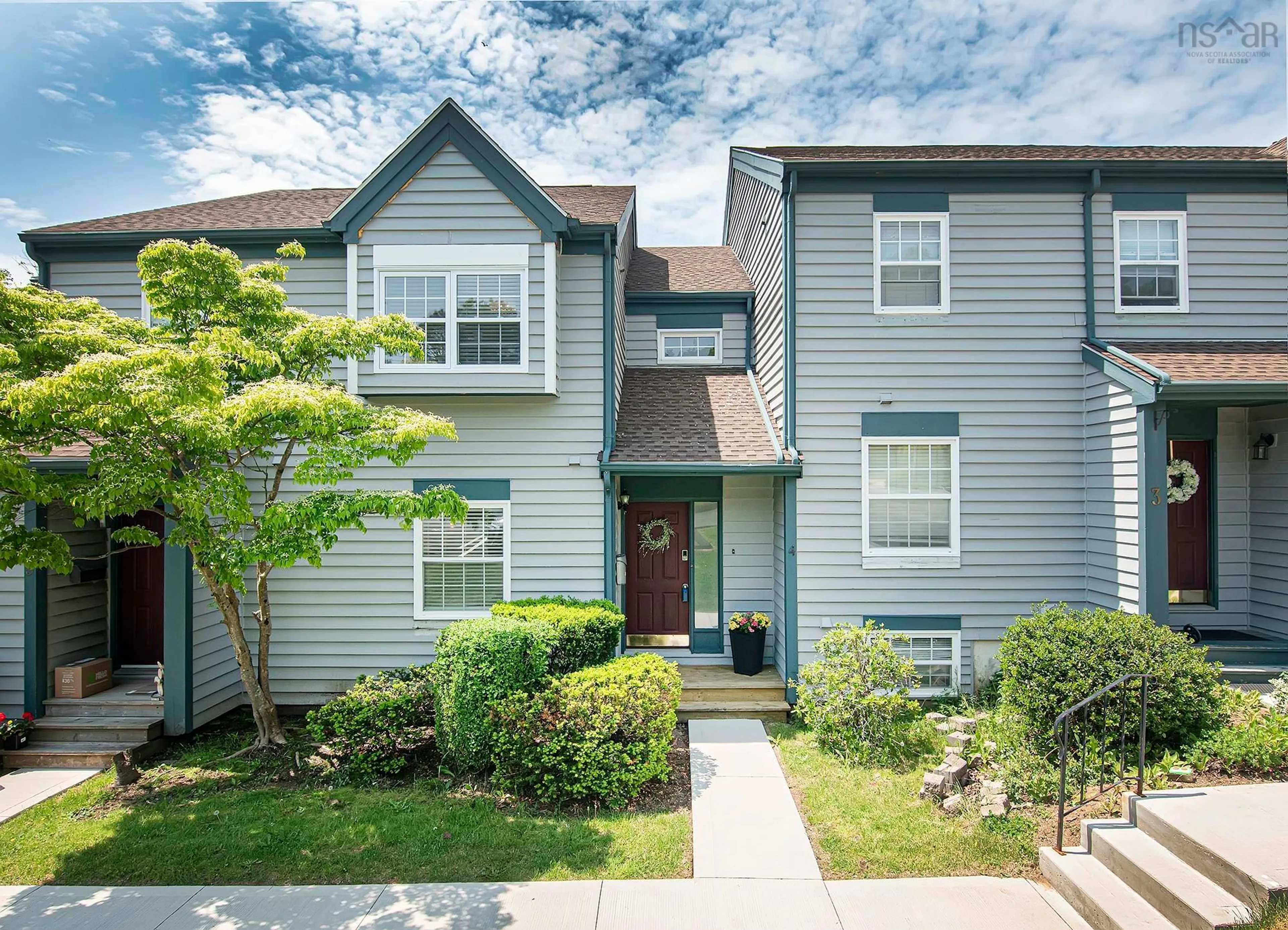 Home with vinyl exterior material, street for 4 Collins Grove Ridge, Dartmouth Nova Scotia B2W 5Y2