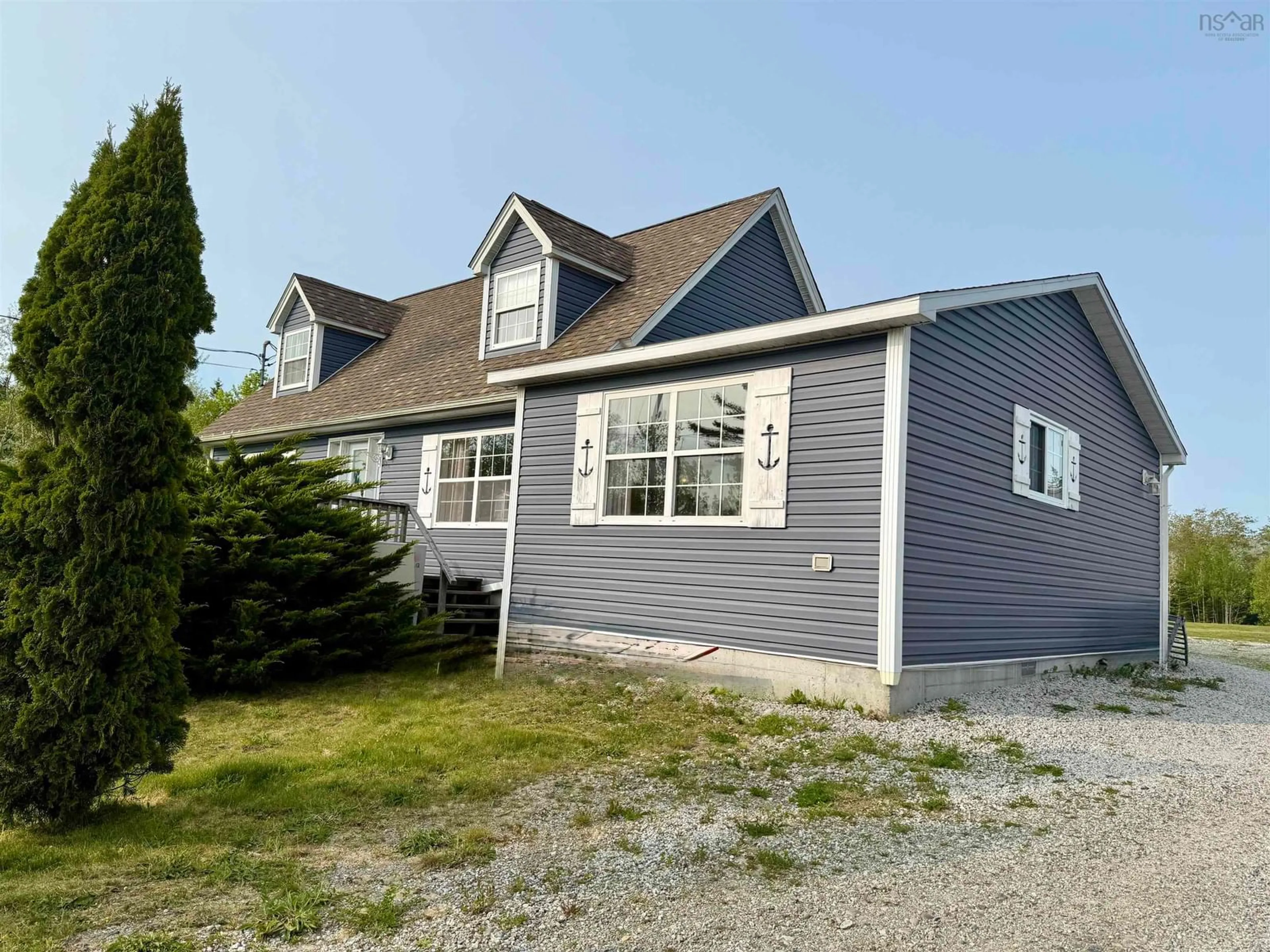 Home with vinyl exterior material, unknown for 57 Tea Chest, Lower Sandy Point Nova Scotia B0T 1W0