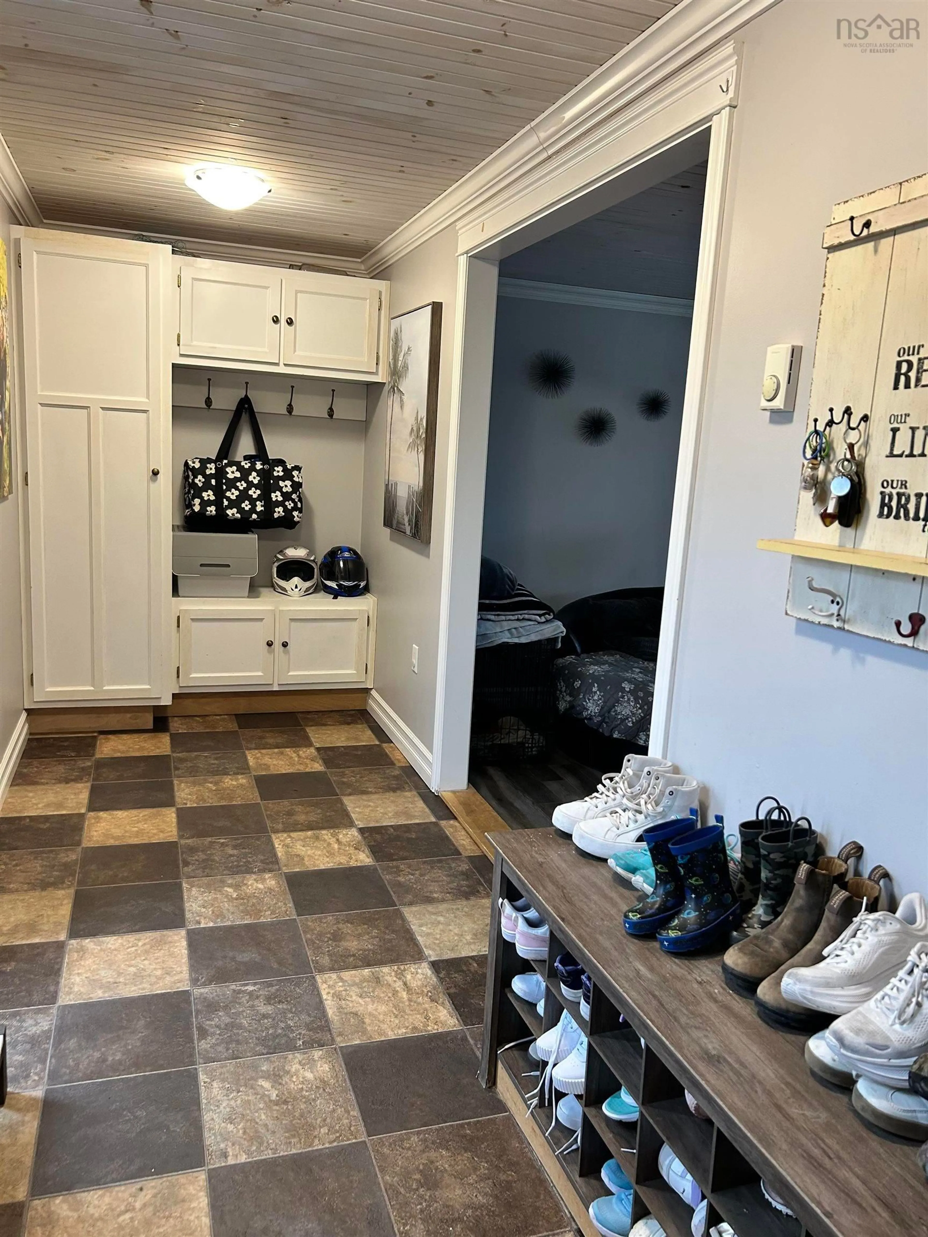 Indoor entryway for 57 Tea Chest, Lower Sandy Point Nova Scotia B0T 1W0