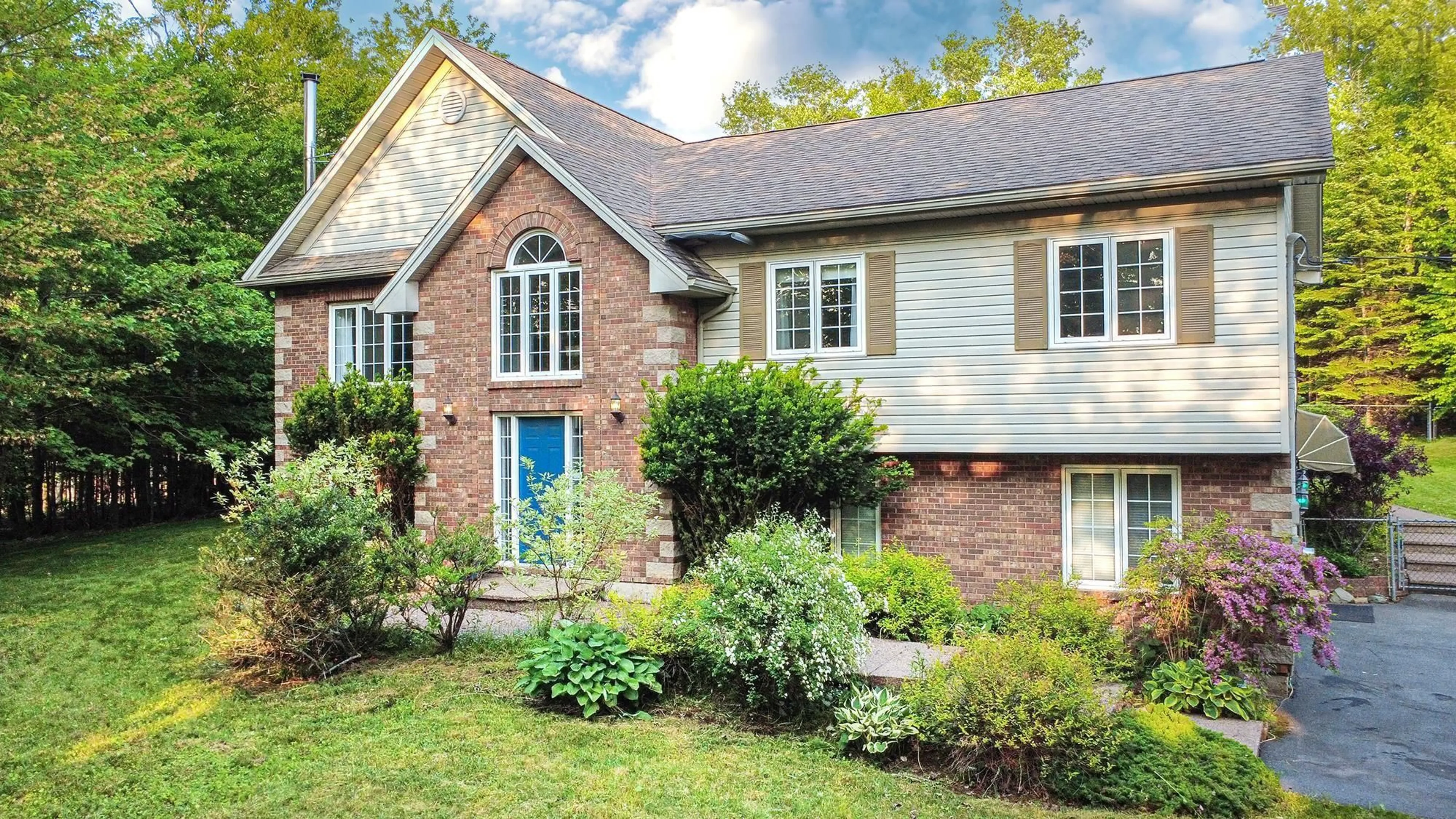 Home with brick exterior material, street for 15 Brackendale Lane, Beaver Bank Nova Scotia B4G 1B6