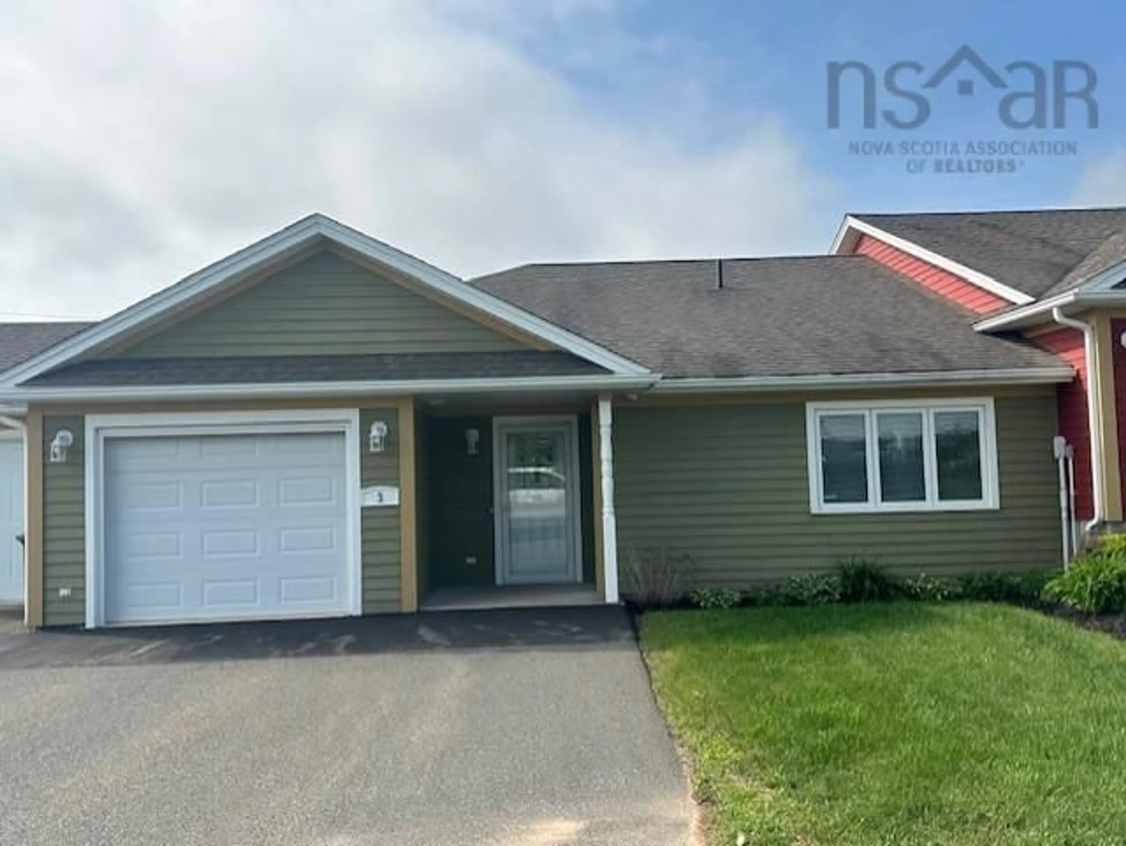 Home with vinyl exterior material, street for 3 Fairway Dr, Abercrombie Nova Scotia B2H 0A5