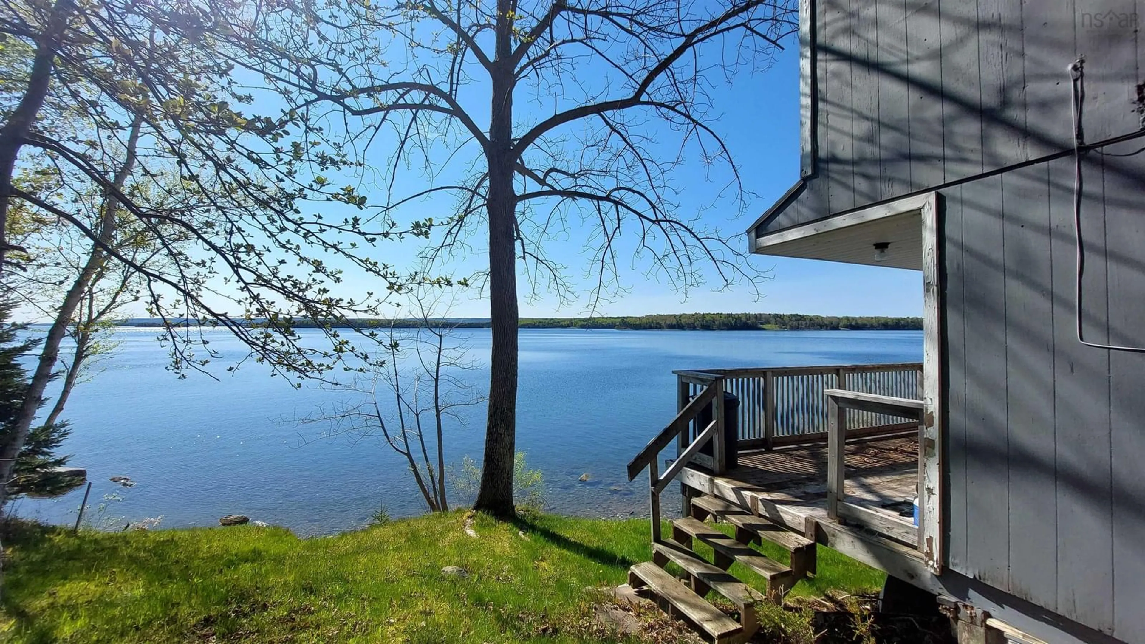 Patio, water/lake/river/ocean view for Marble Mountain Rd., Lime Hill Nova Scotia B0E 3K0