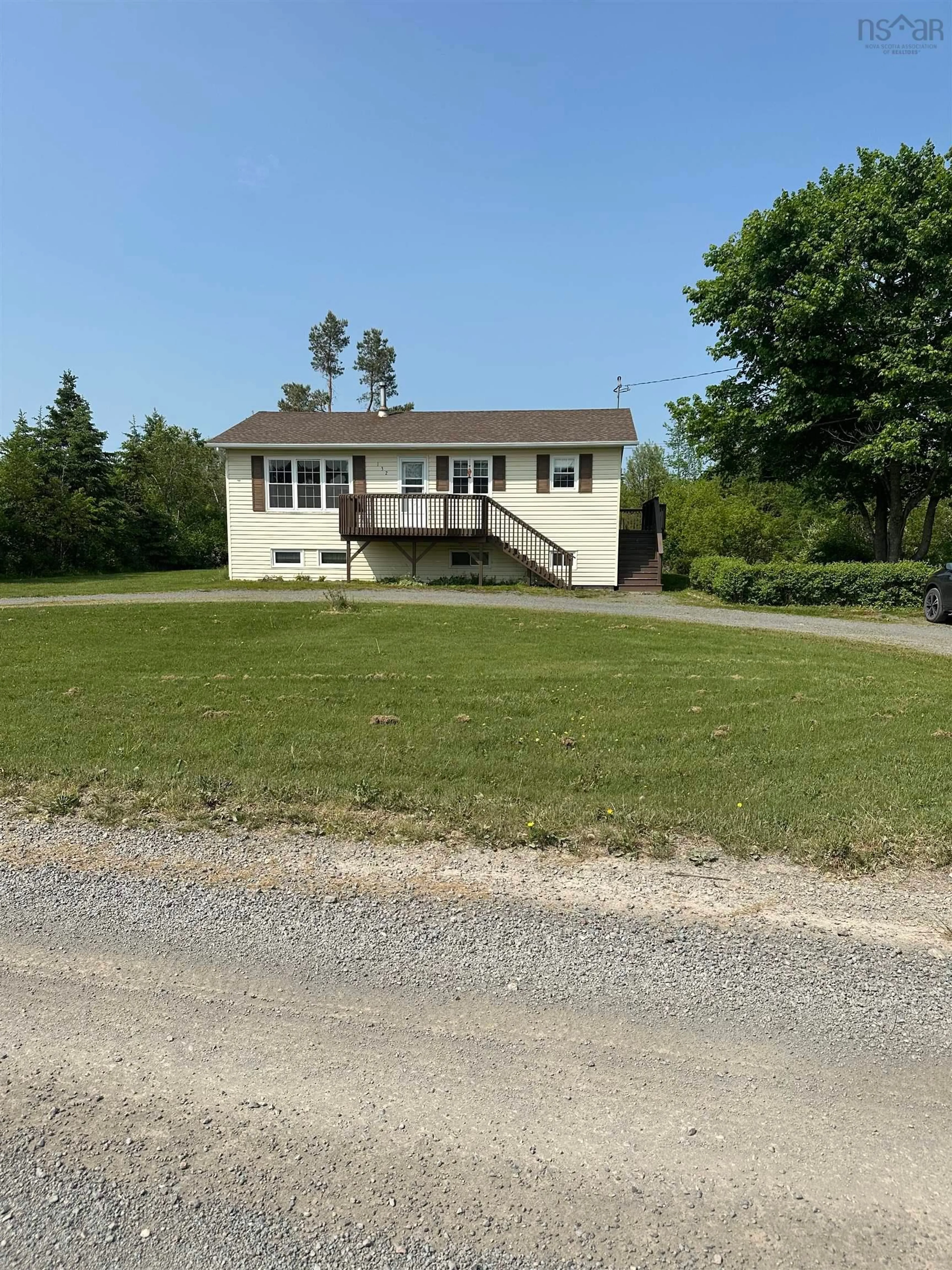A pic from outside/outdoor area/front of a property/back of a property/a pic from drone, street for 132 Purlbrook Road, Purlbrook Nova Scotia B2G 2L3