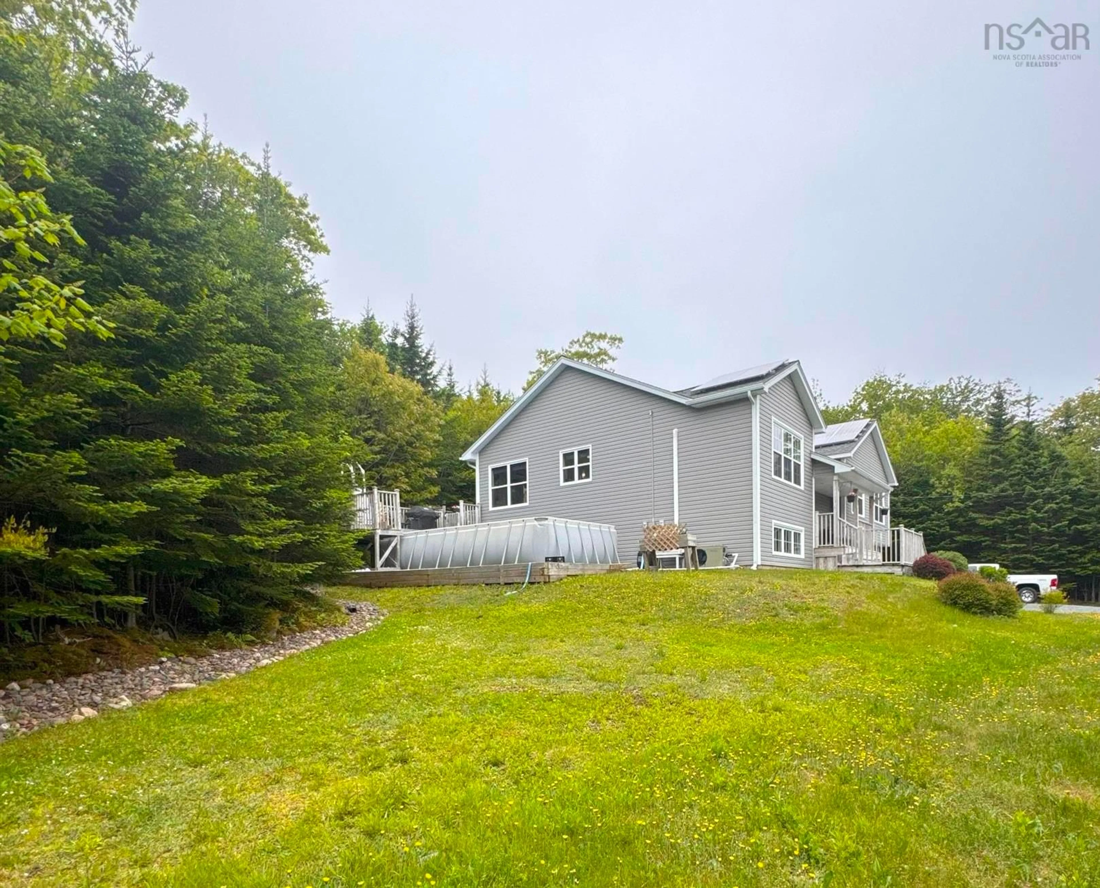 A pic from outside/outdoor area/front of a property/back of a property/a pic from drone, unknown for 2 Blue Haven Cres, Brookside Nova Scotia B3T 1R3