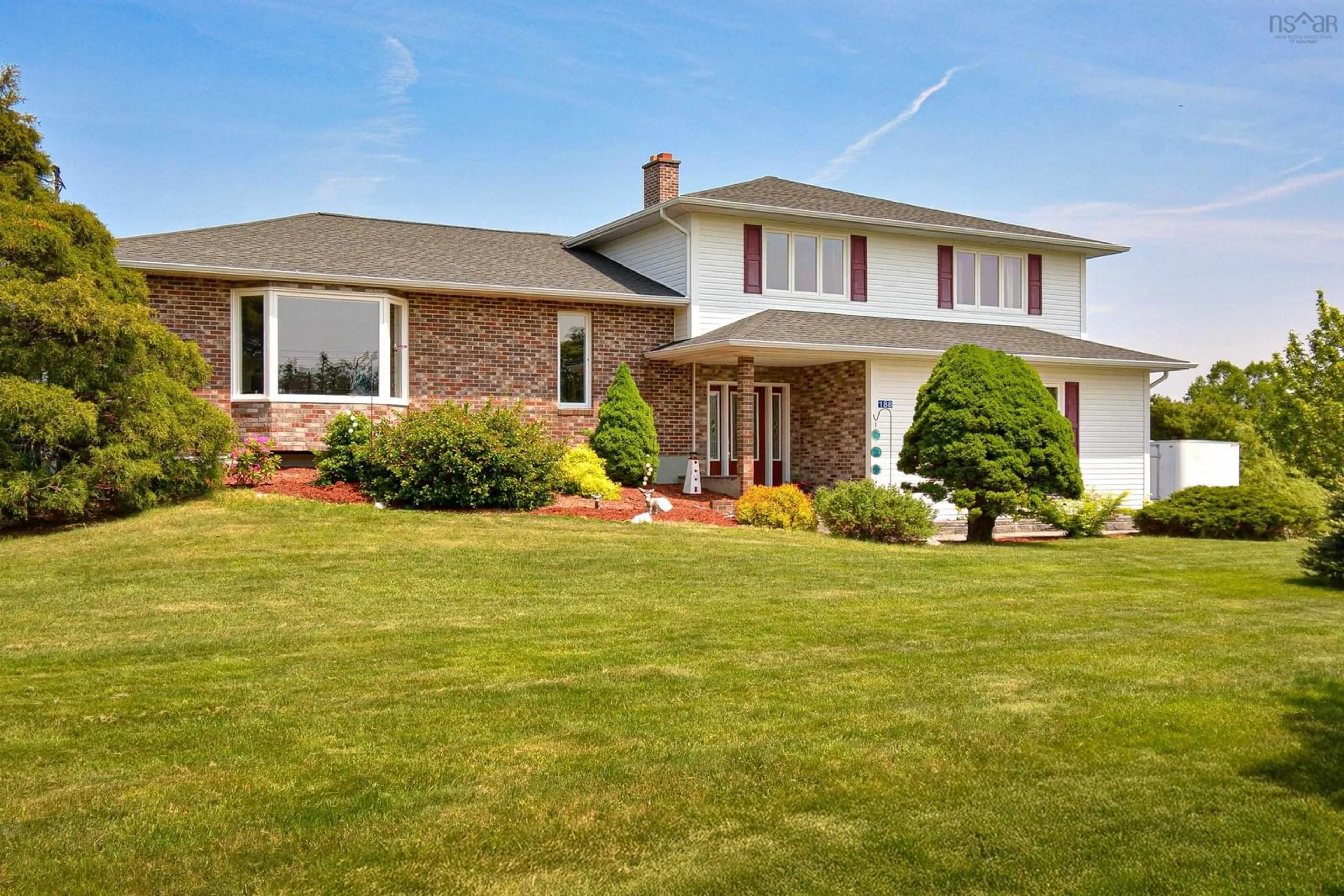 Home with brick exterior material, unknown for 188 Sunrise Dr, Georges River Nova Scotia B1Y 3B5