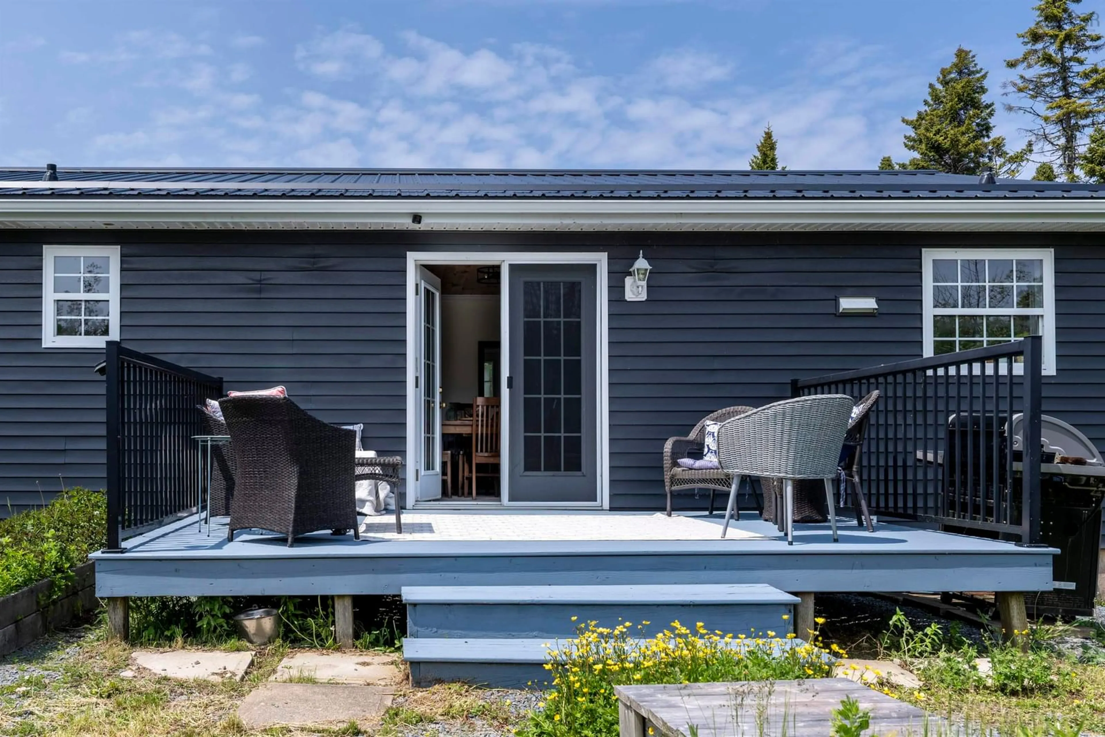 Patio, street for 22 Shady Rest Rd, Lower Rose Bay Nova Scotia B0J 2X0