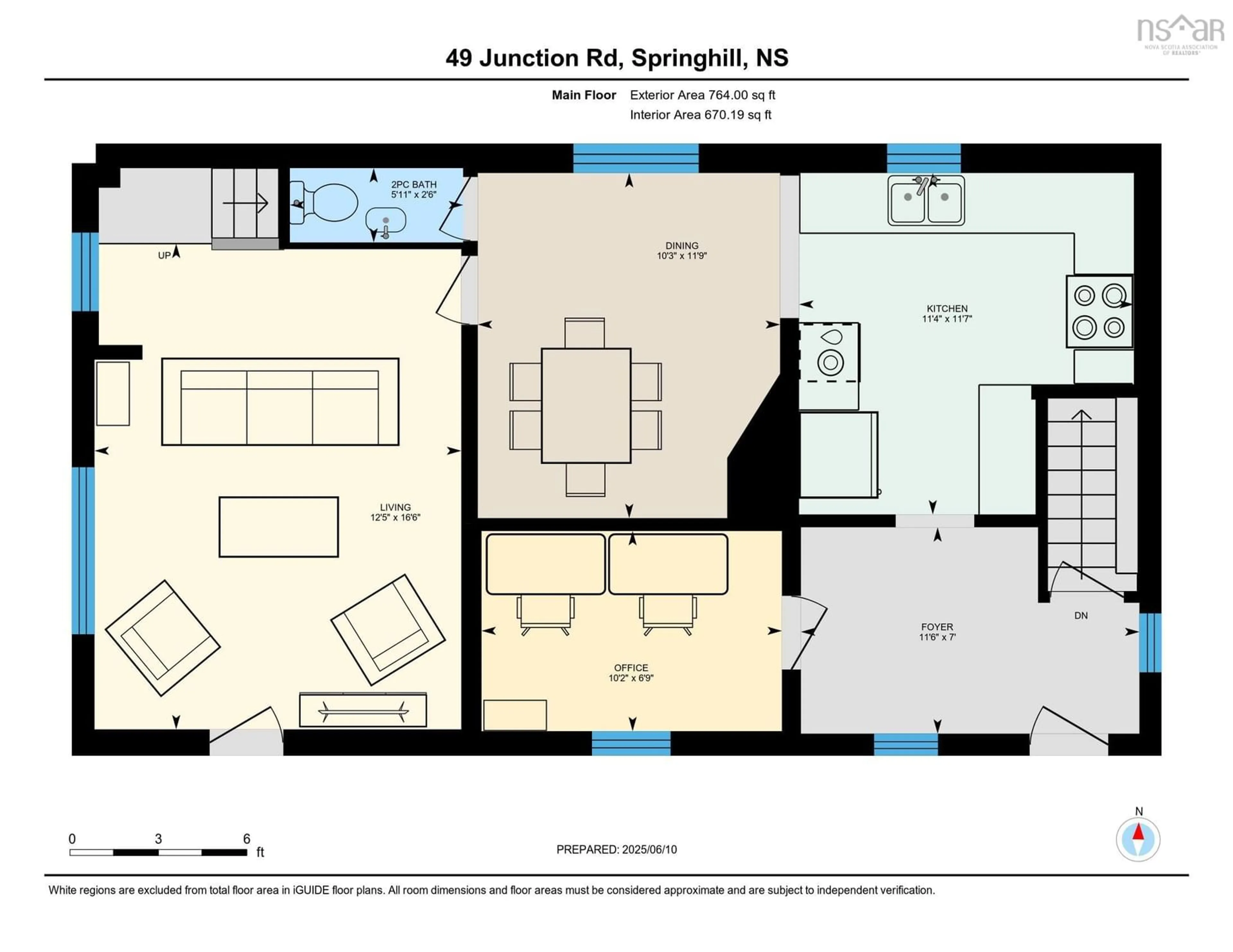 Floor plan for 49 Junction Rd, Springhill Nova Scotia B0M 1X0