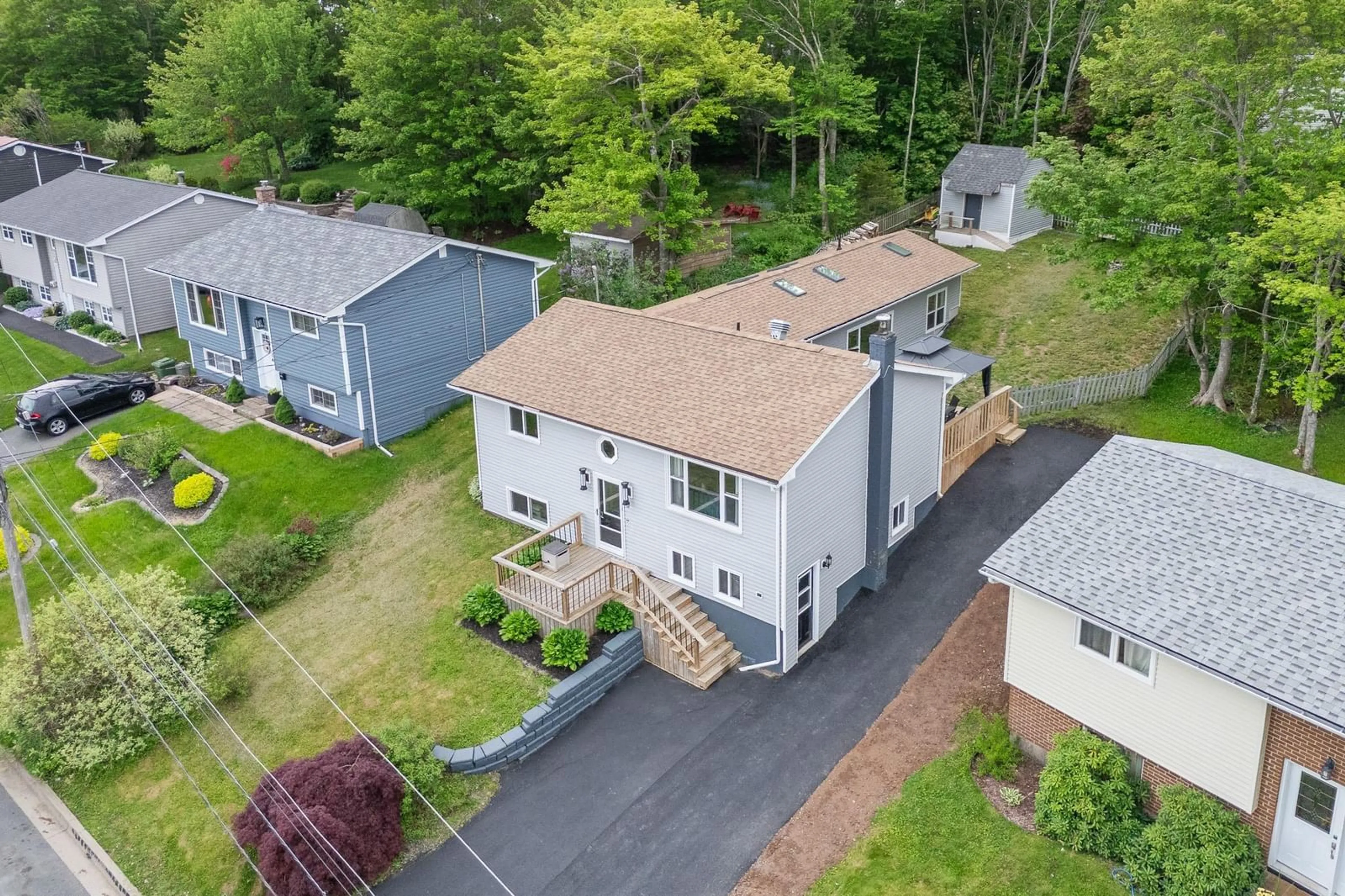 A pic from outside/outdoor area/front of a property/back of a property/a pic from drone, street for 12 Wamphray Cres, Dartmouth Nova Scotia B2W 4Y6