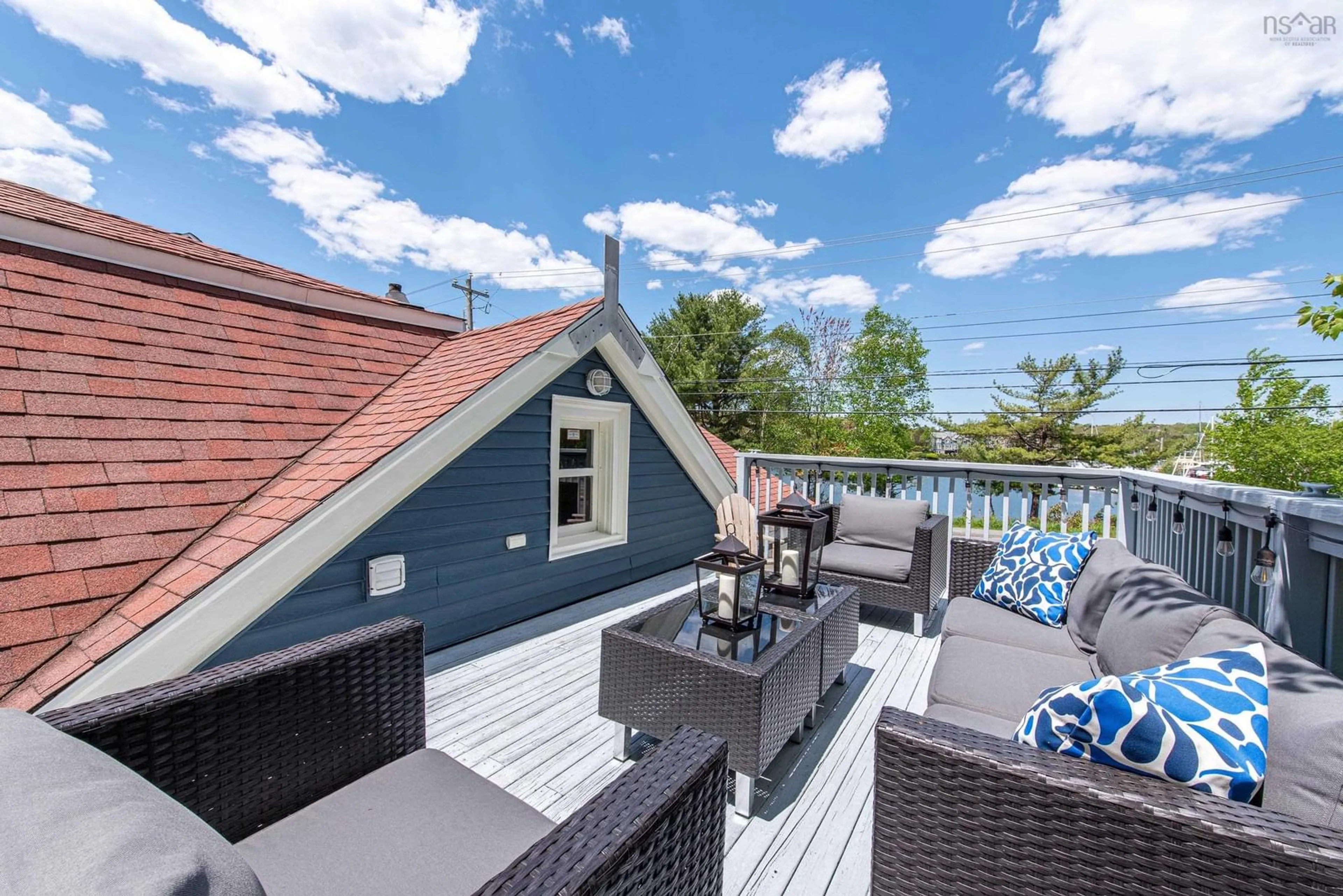 Patio, water/lake/river/ocean view for 1245 Purcells Cove Rd, Halifax Nova Scotia B3V 1G3