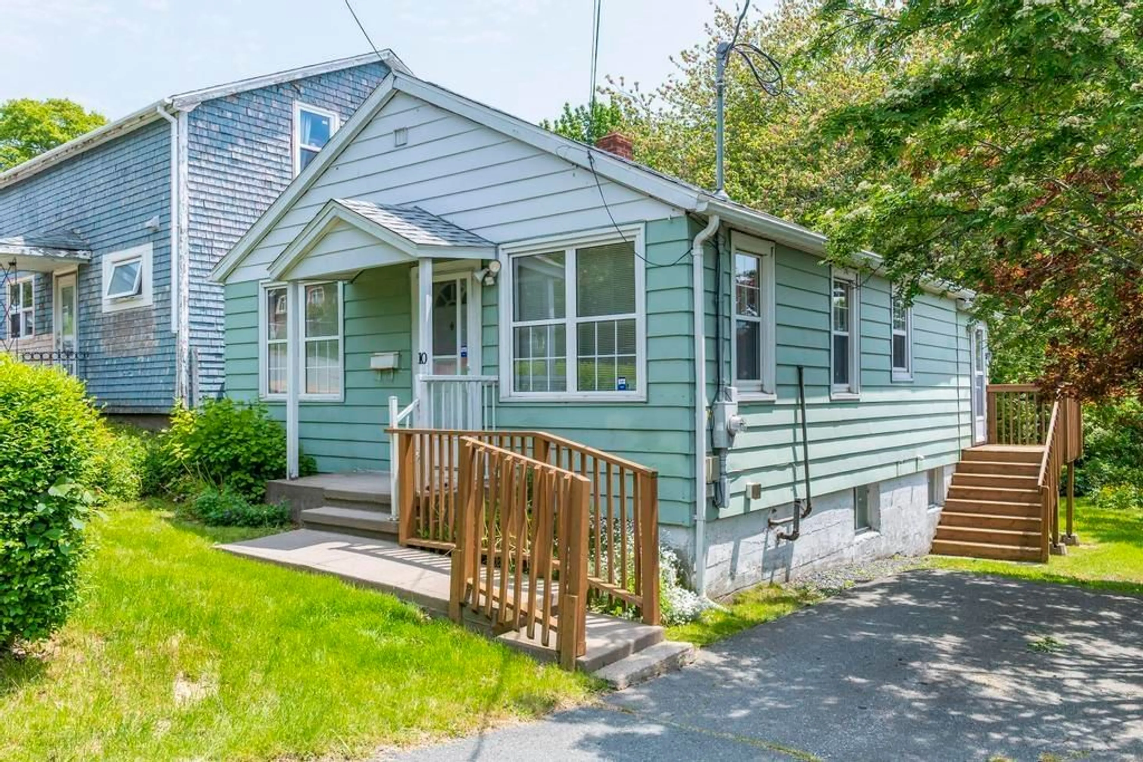Home with vinyl exterior material, street for 10 Courtney Rd, Dartmouth Nova Scotia B3A 4B8