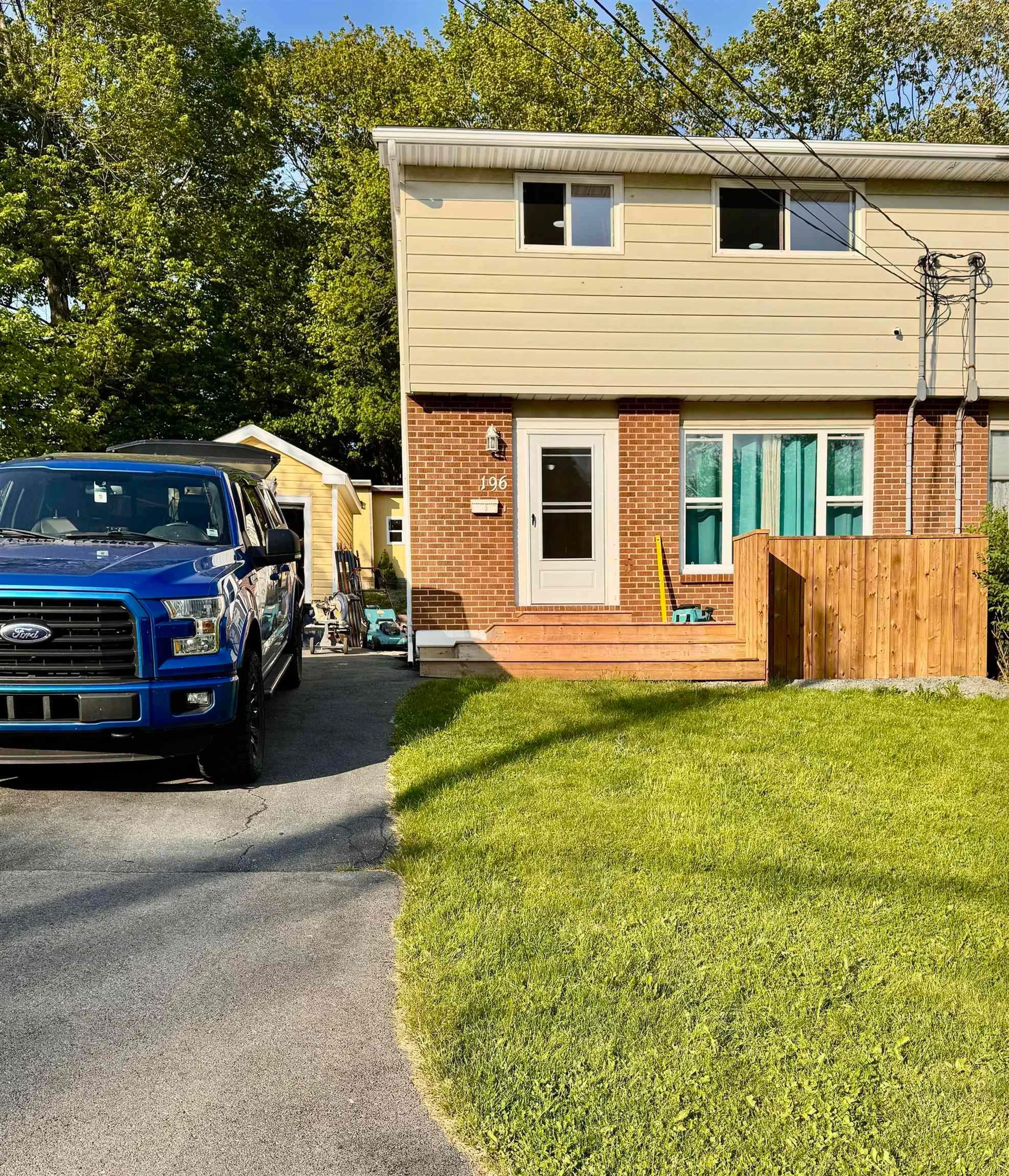 Home with vinyl exterior material, street for 196 Rankin Dr, Lower Sackville Nova Scotia B4C 3B3