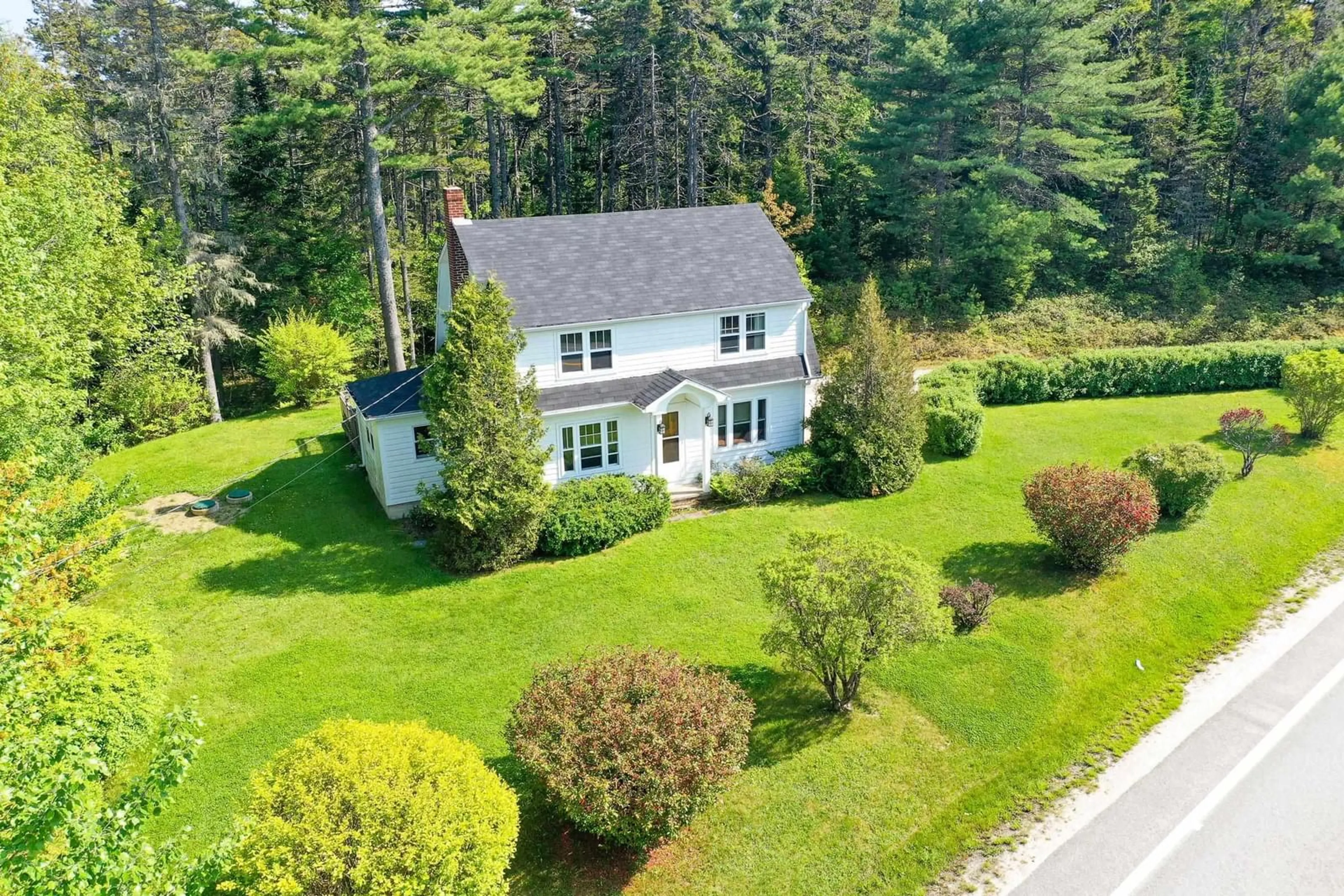 A pic from outside/outdoor area/front of a property/back of a property/a pic from drone, street for 3577 Highway 3, East Chester Nova Scotia B0J 1J0