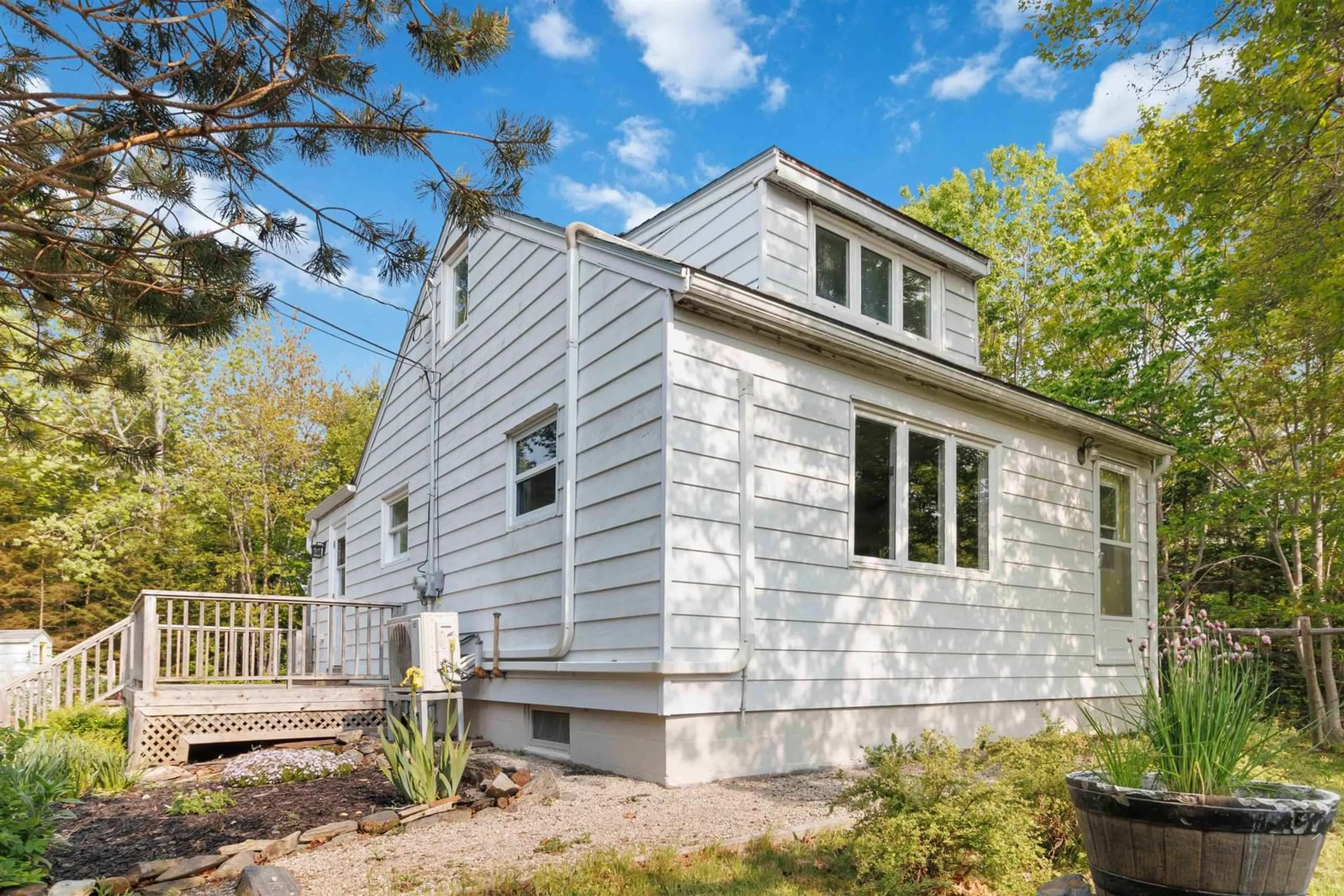 Home with vinyl exterior material, street for 6966 Highway 3, Martins Point Nova Scotia B0J 2E0