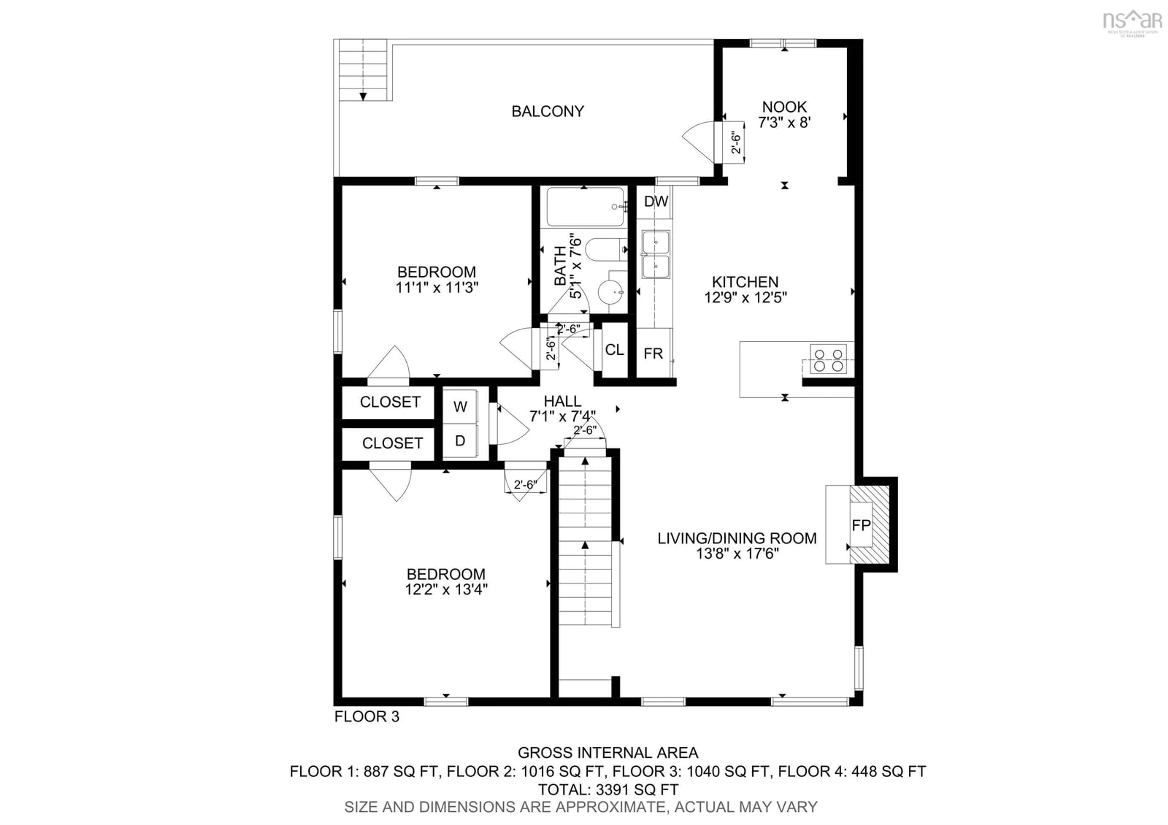 Floor plan for 3178 Mayfield Ave, Halifax Nova Scotia B3L 4B2