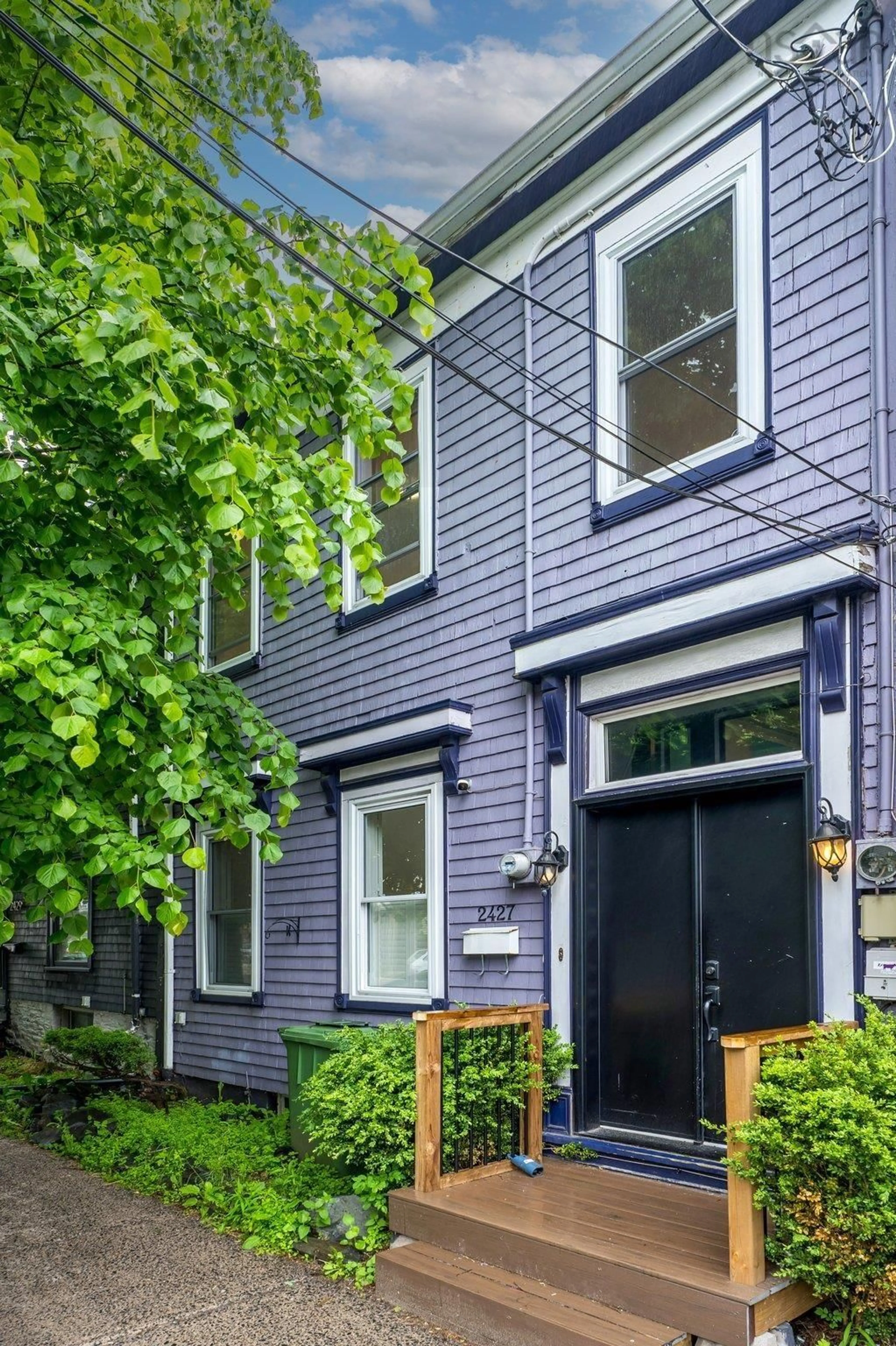 Home with vinyl exterior material, street for 2427 Agricola St, Halifax Nova Scotia B3K 4C1
