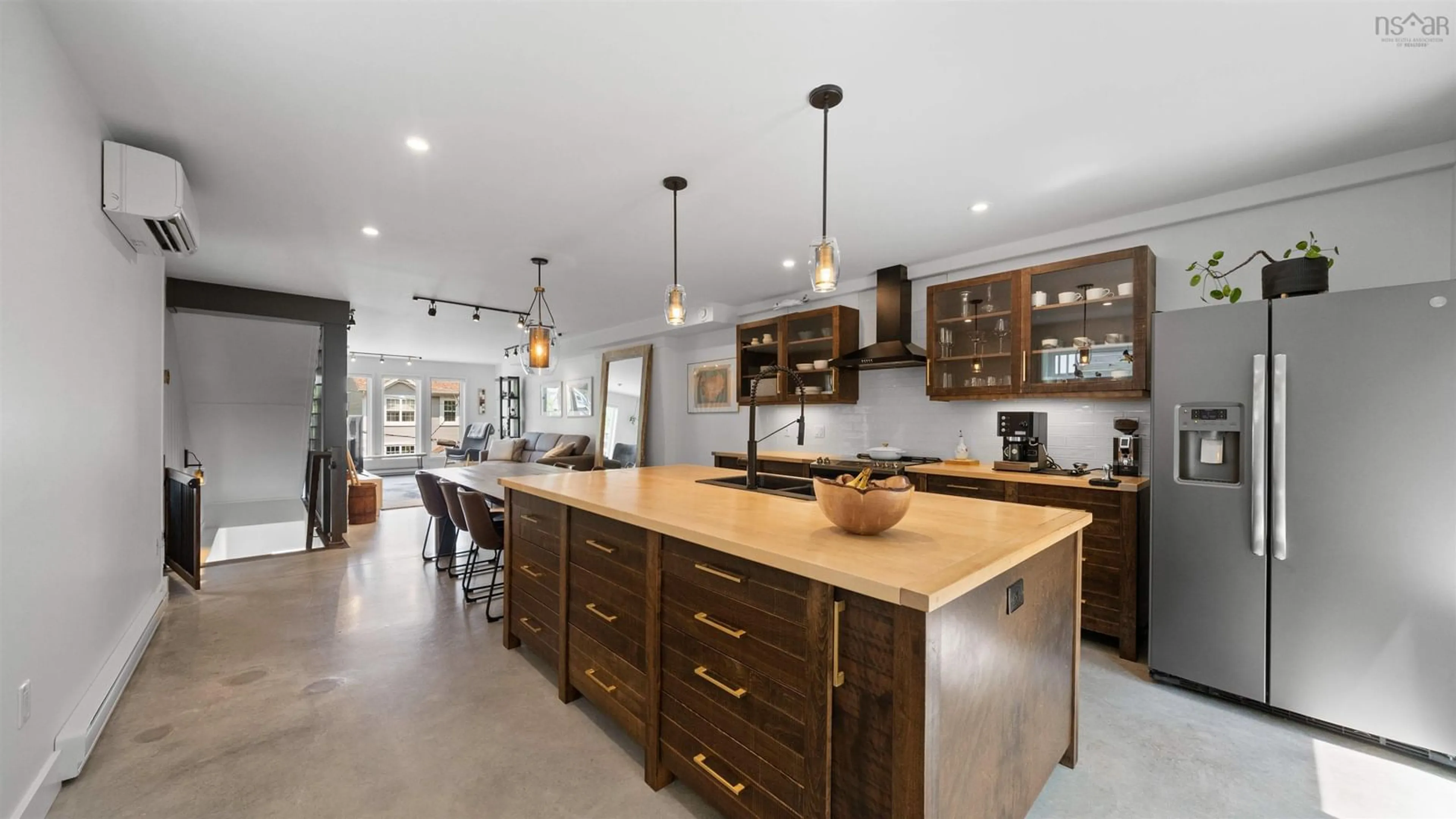 Open concept kitchen, ceramic/tile floor for 4B Idlewylde Rd, Armdale Nova Scotia B3N 1B9