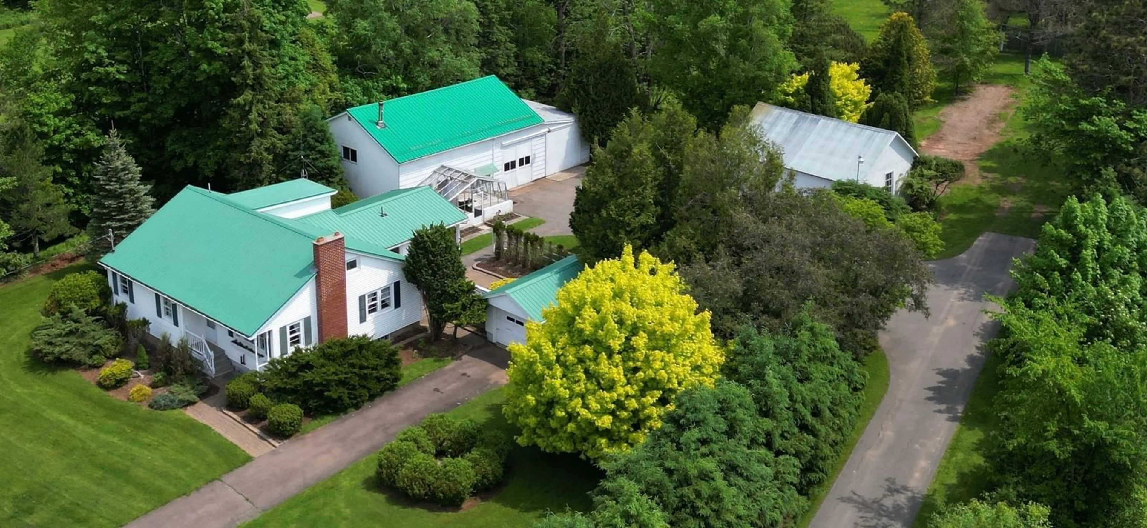 A pic from outside/outdoor area/front of a property/back of a property/a pic from drone, building for 228 Vimy Rd, Bible Hill Nova Scotia B2N 4J9