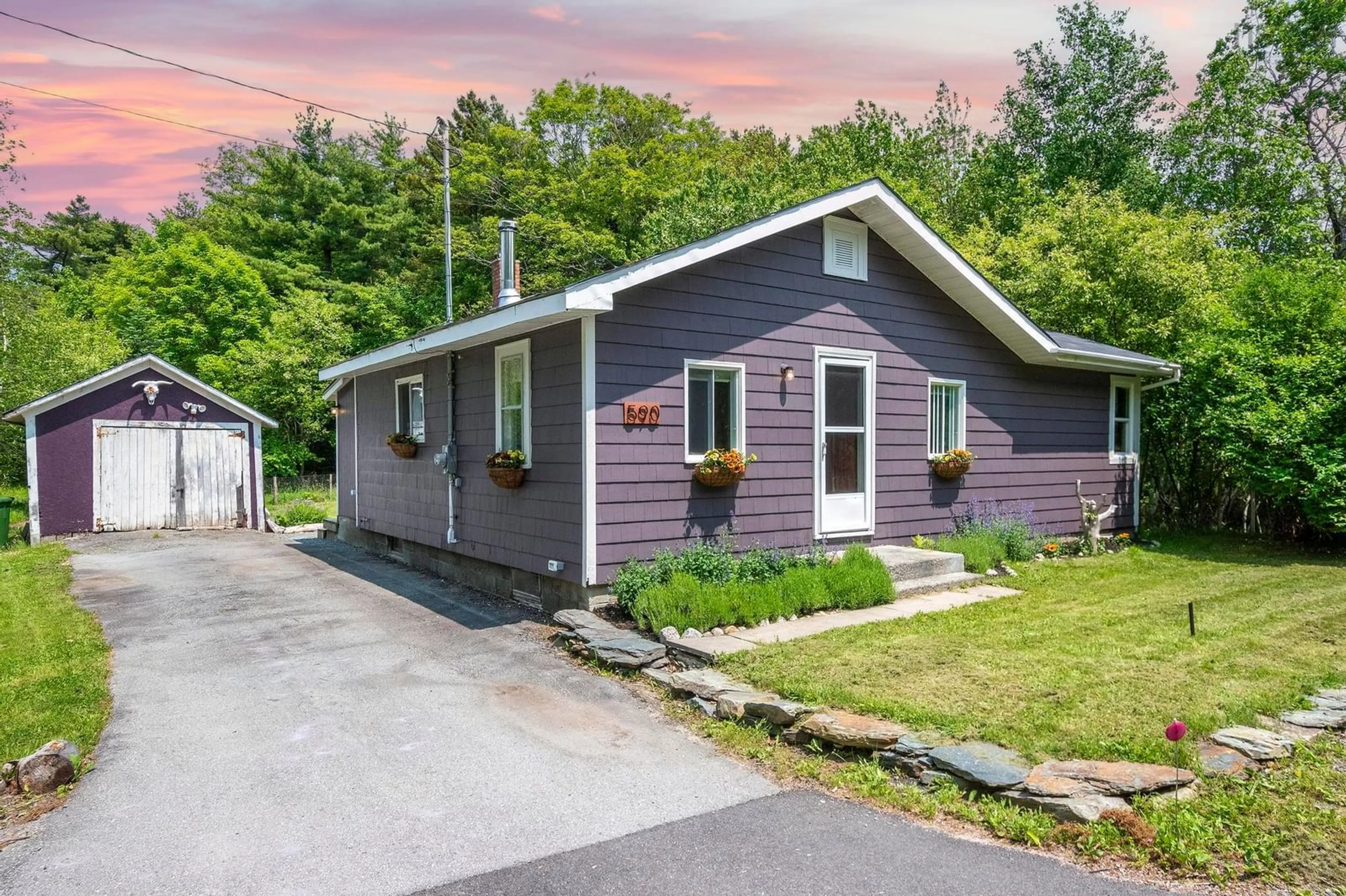 Home with vinyl exterior material, street for 590 Mill Village Road East Rd, Charleston Nova Scotia B0J 2H0