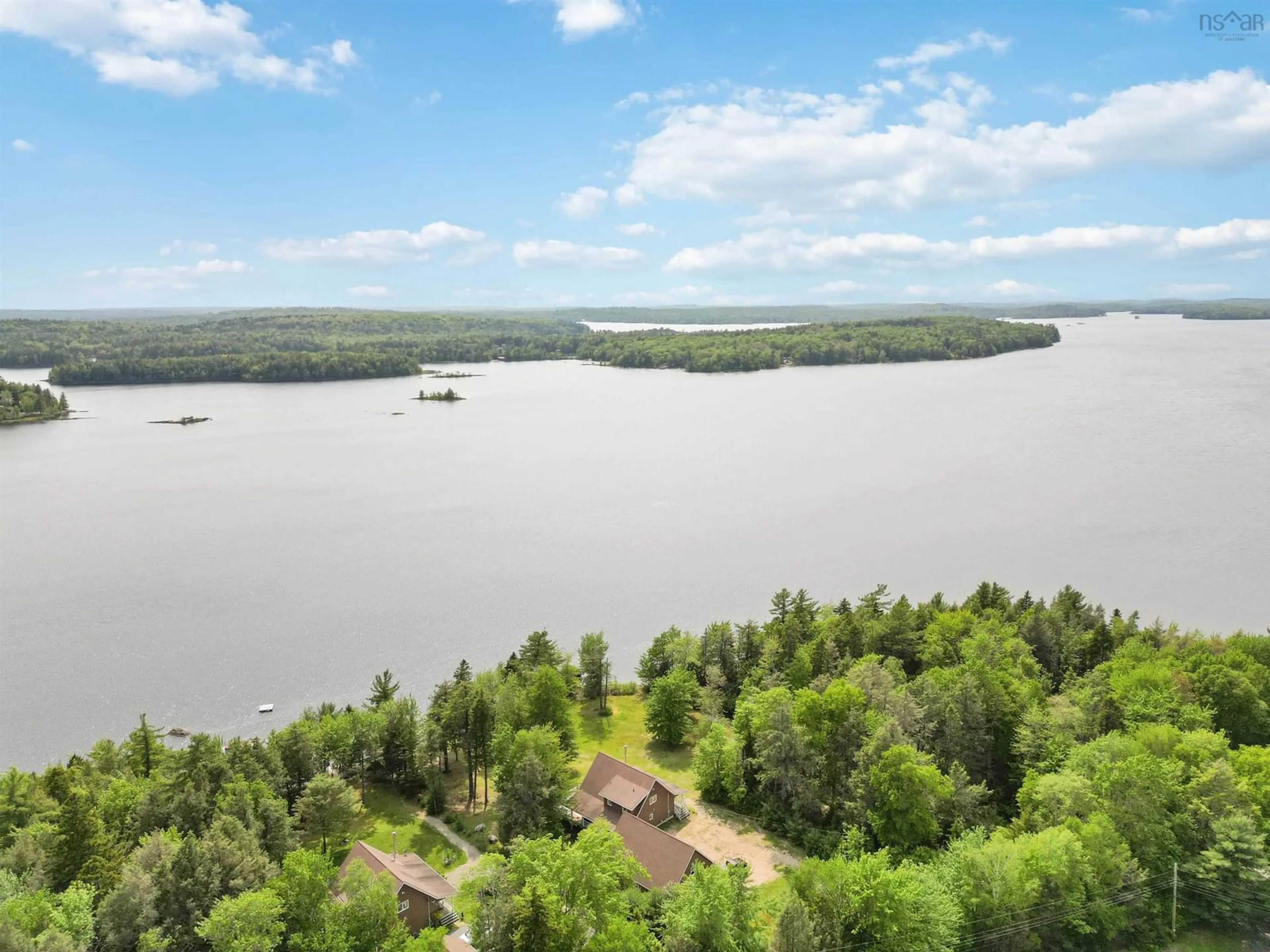 A pic from outside/outdoor area/front of a property/back of a property/a pic from drone, water/lake/river/ocean view for 436 Harry Freeman Rd, Labelle Nova Scotia B0T 1E0