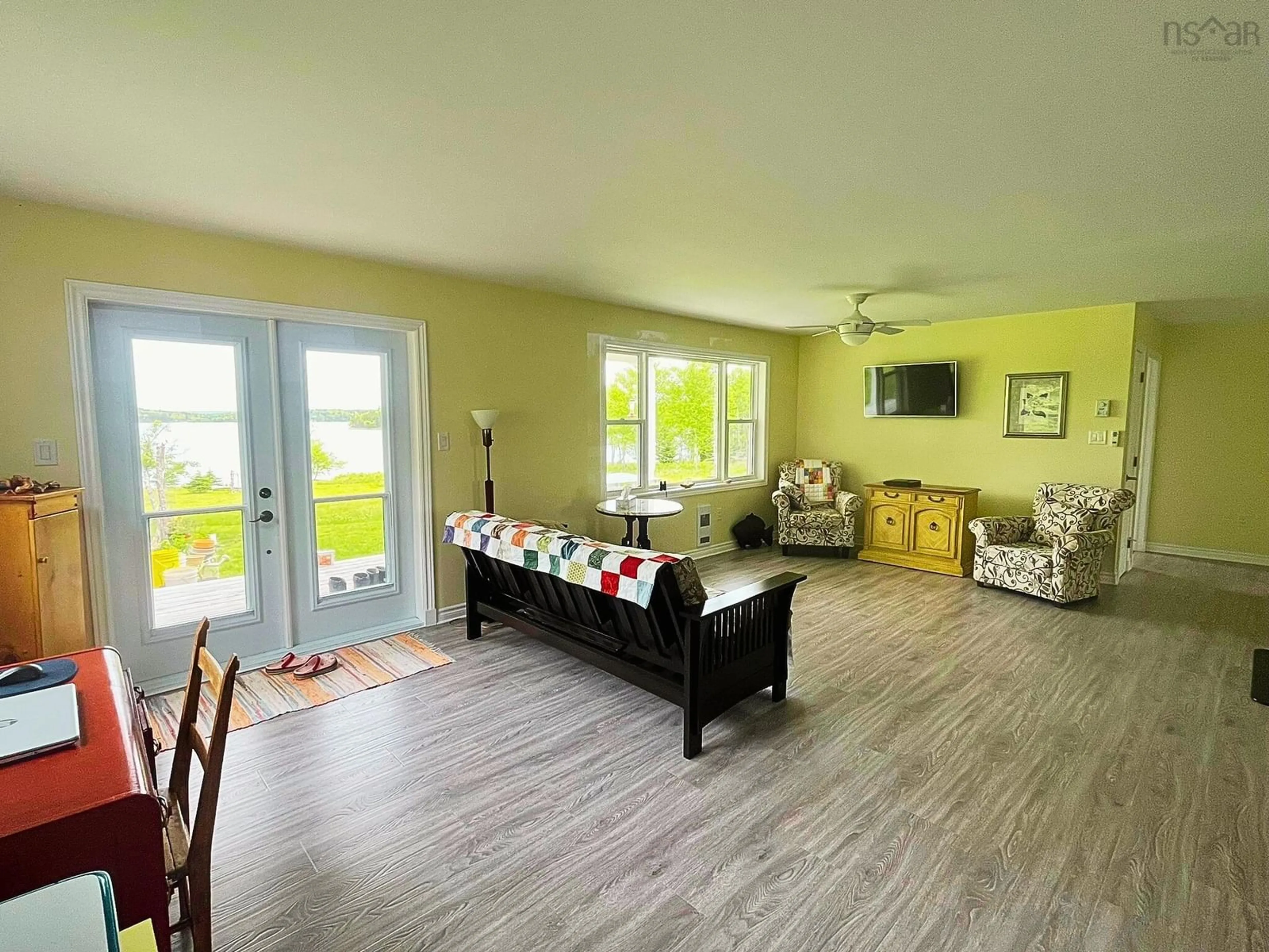 Living room with furniture, unknown for 1045 North Side Loch Lomond Rd, Loch Lomond Nova Scotia B2E 1C4