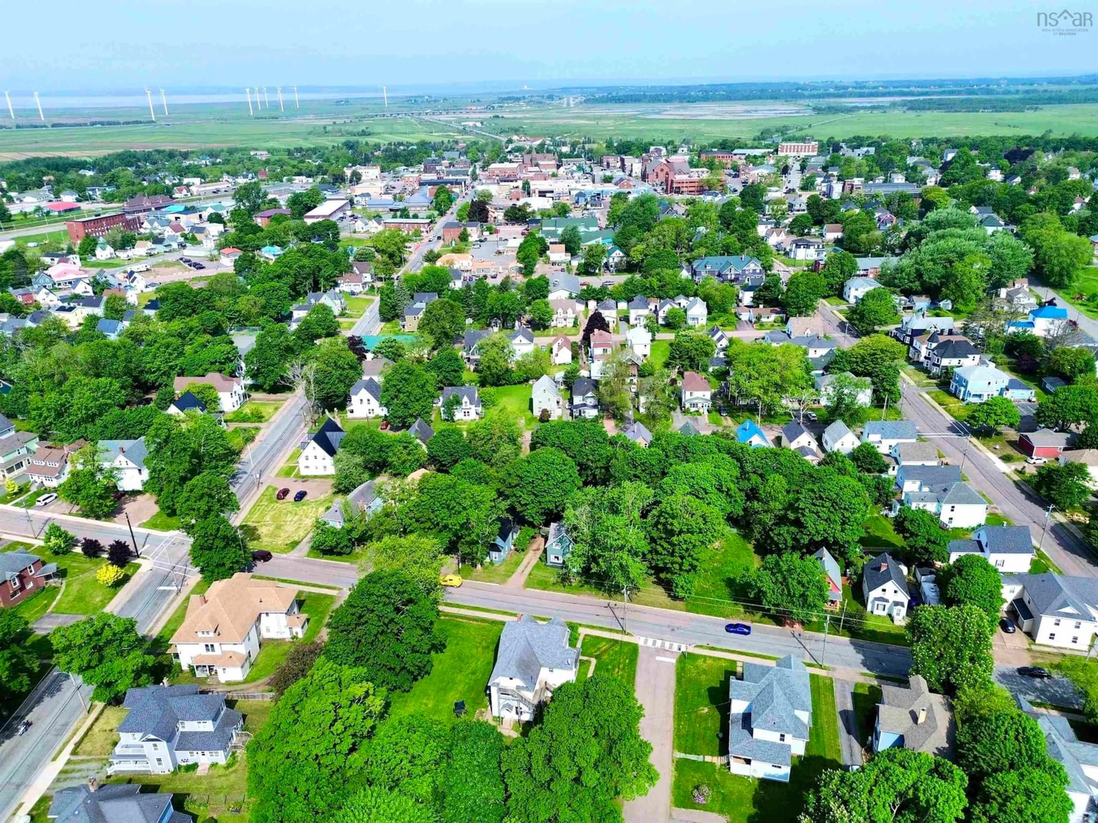 A pic from outside/outdoor area/front of a property/back of a property/a pic from drone, street for 47 Spring St, Amherst Nova Scotia B4H 1S1