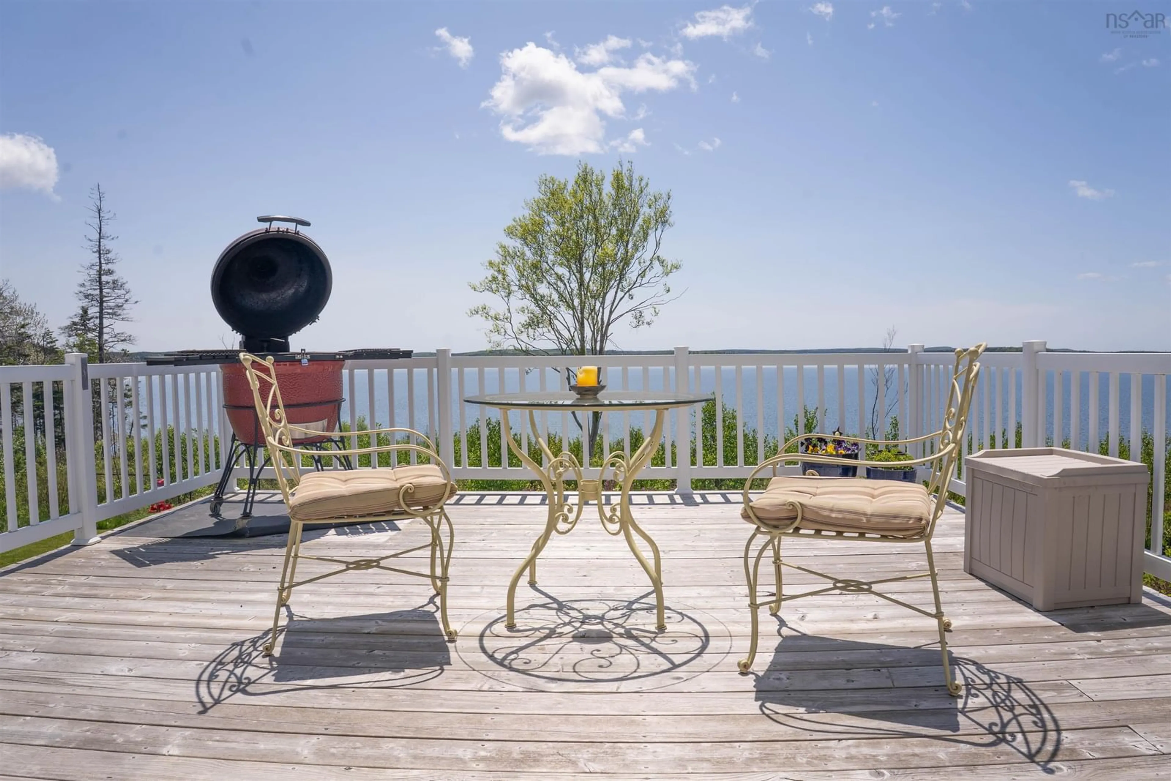 Patio, water/lake/river/ocean view for 122 Peter Sosna Dr, Macnabs Cove Nova Scotia B0E 3B0
