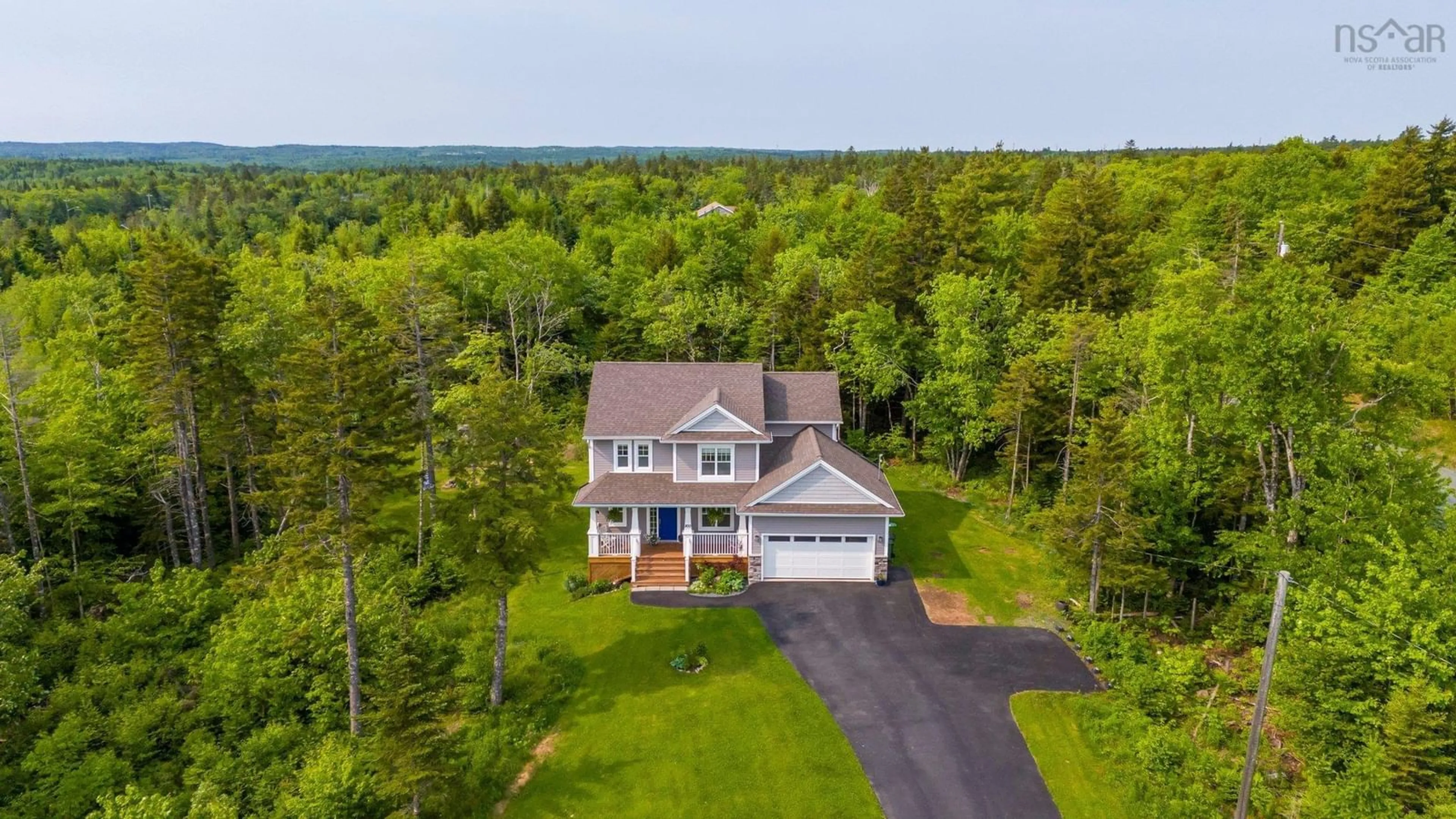 A pic from outside/outdoor area/front of a property/back of a property/a pic from drone, water/lake/river/ocean view for 800 Viscount Run, Upper Hammonds Plains Nova Scotia B4B 0J9