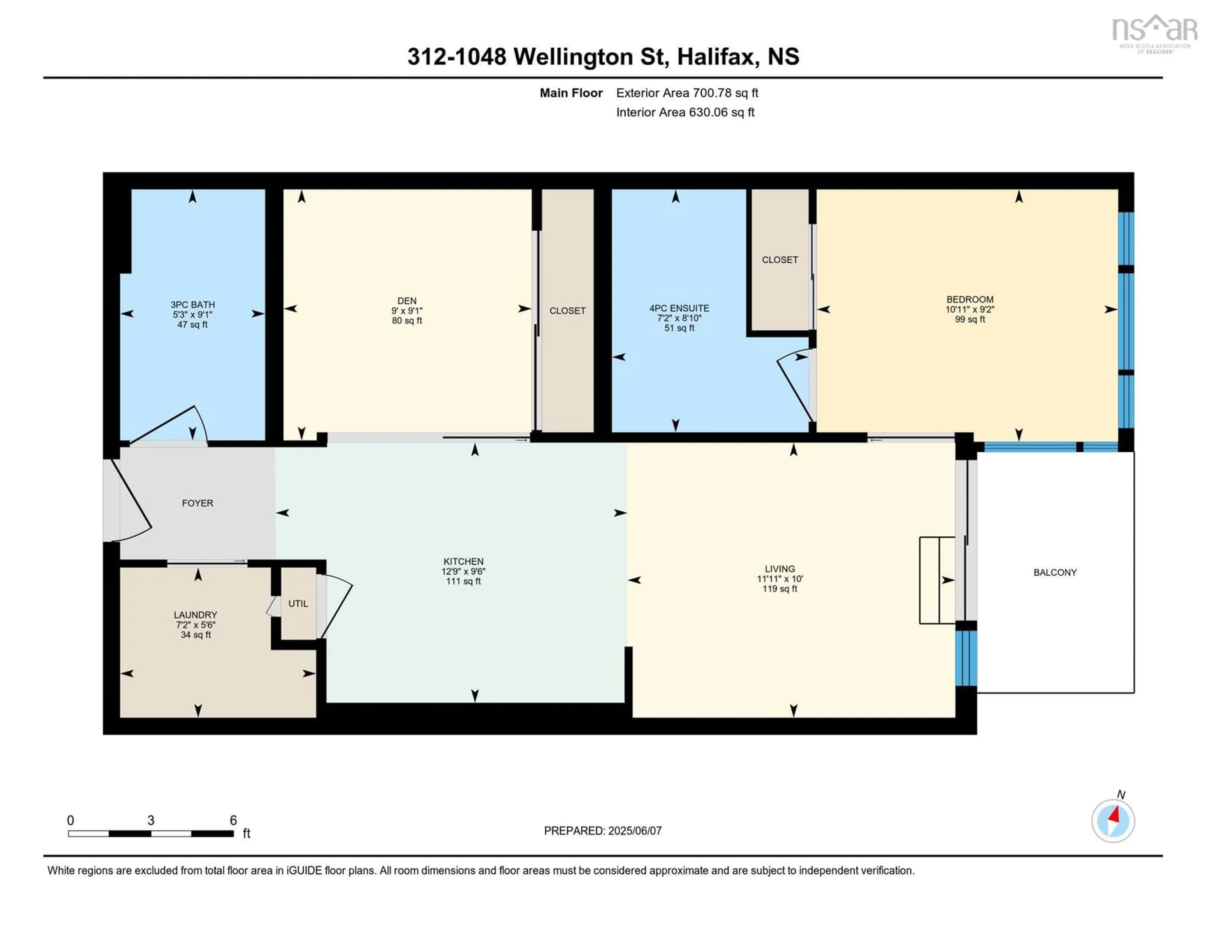 Floor plan for 1048 Wellington St #312, Halifax Nova Scotia B3H 0C2