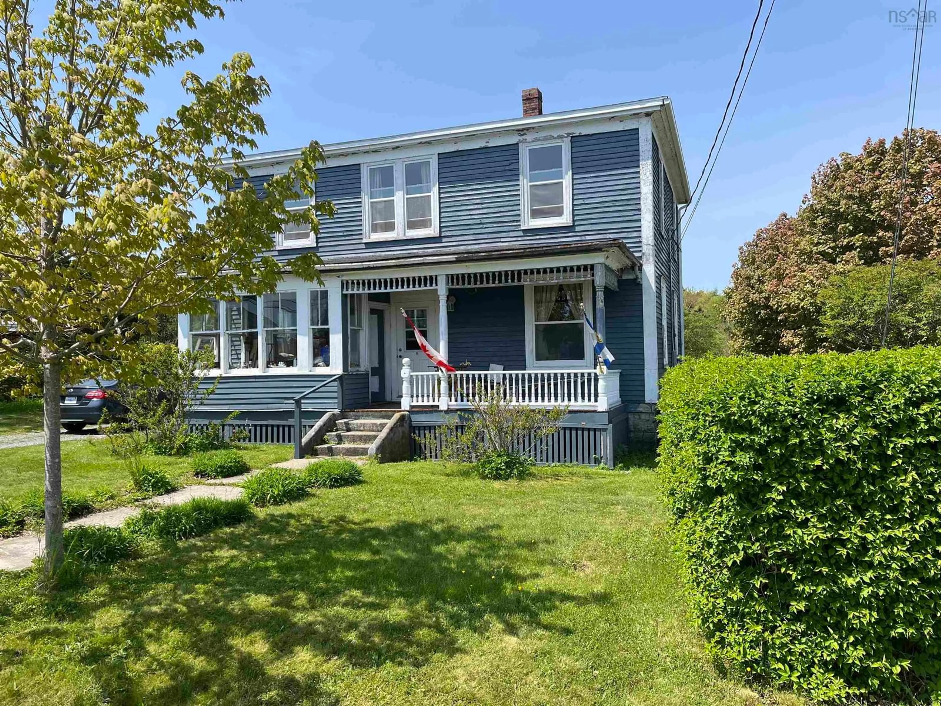 A pic from outside/outdoor area/front of a property/back of a property/a pic from drone, street for 3766 Highway 331, Lahave Nova Scotia B0R 1C0