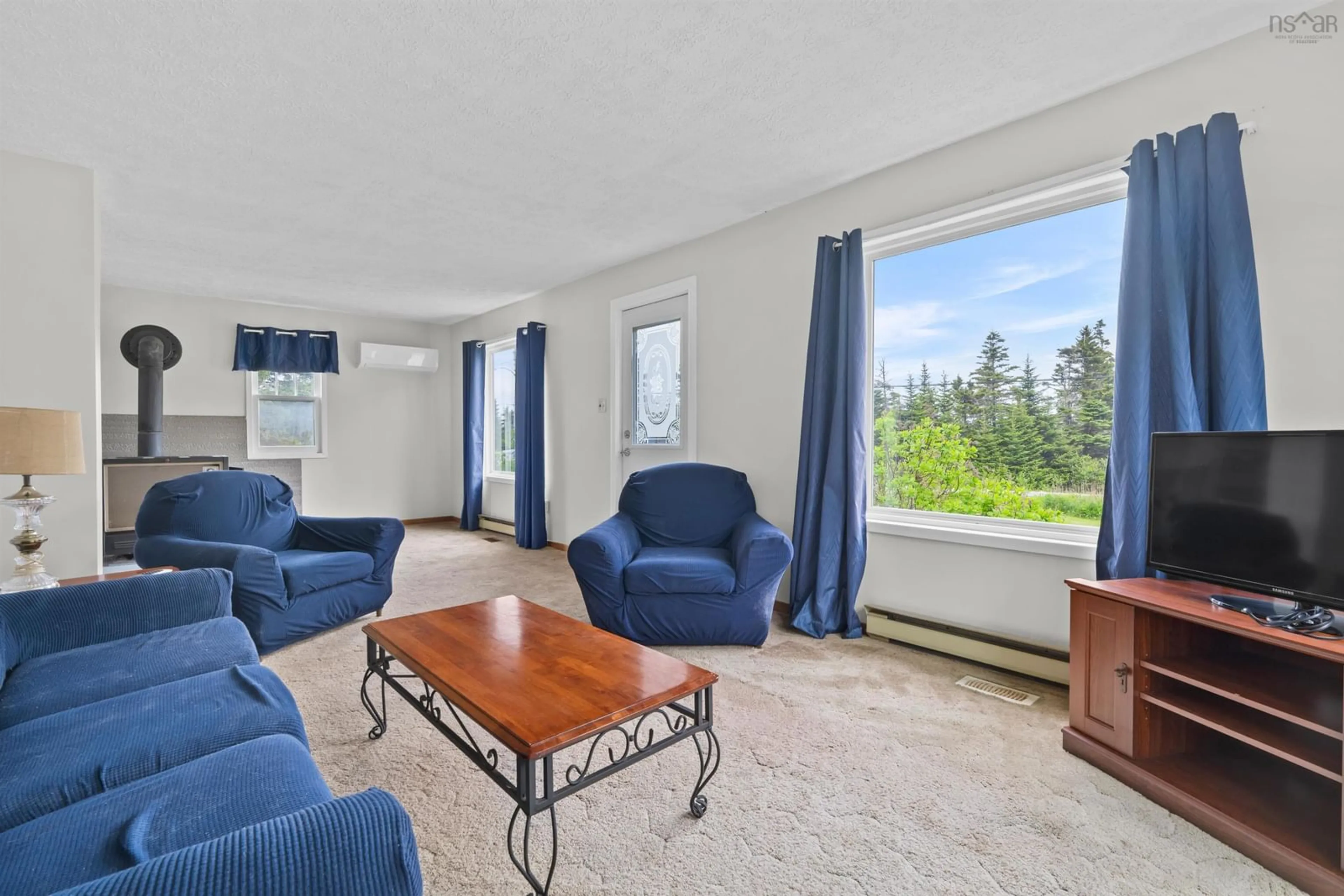 Living room with furniture, unknown for 2766 Ostrea Lake Rd, Pleasant Point Nova Scotia B0J 2L0