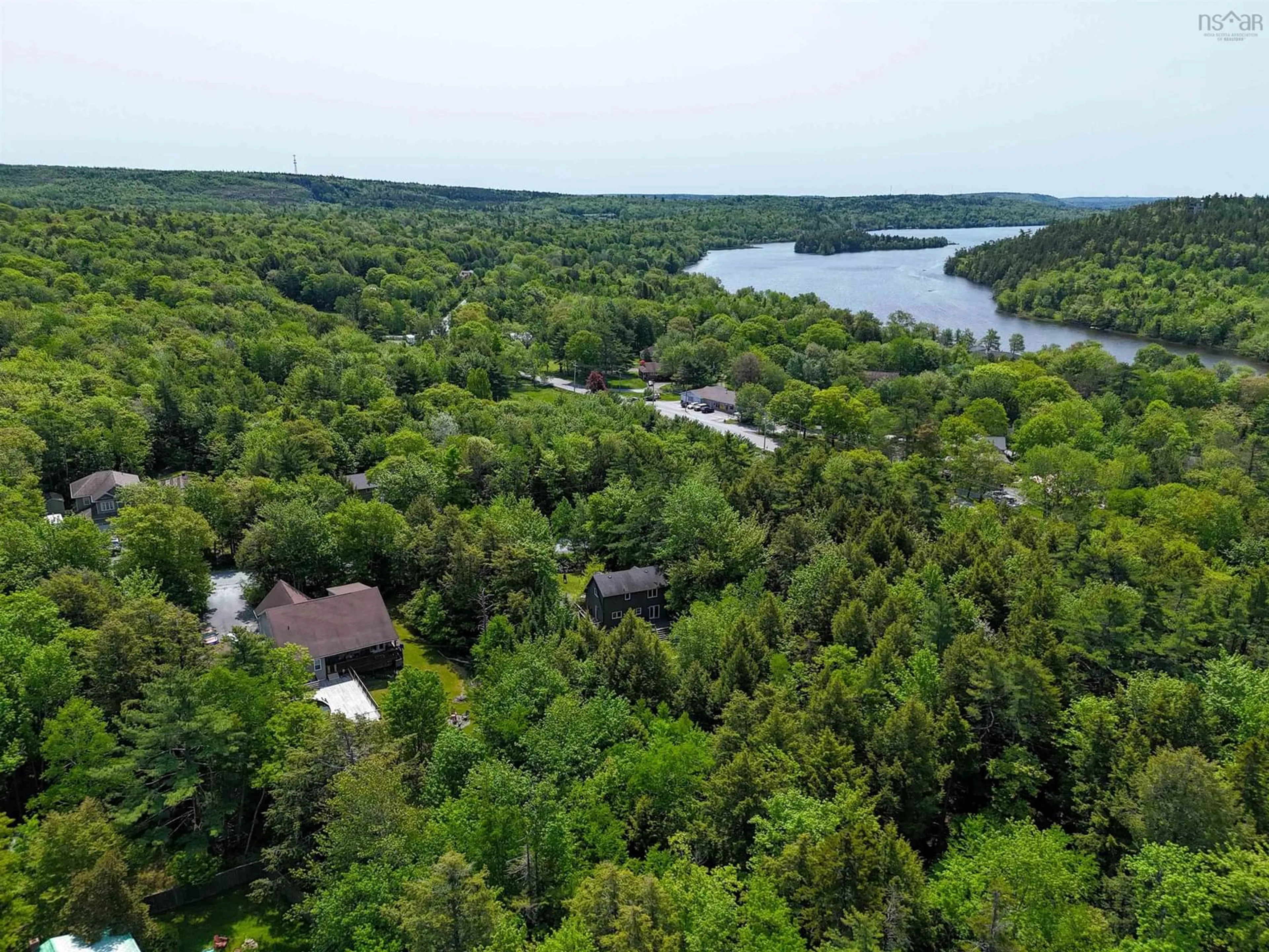 A pic from outside/outdoor area/front of a property/back of a property/a pic from drone, water/lake/river/ocean view for 10 Jackson Dr, Wellington Nova Scotia B2T 1J4