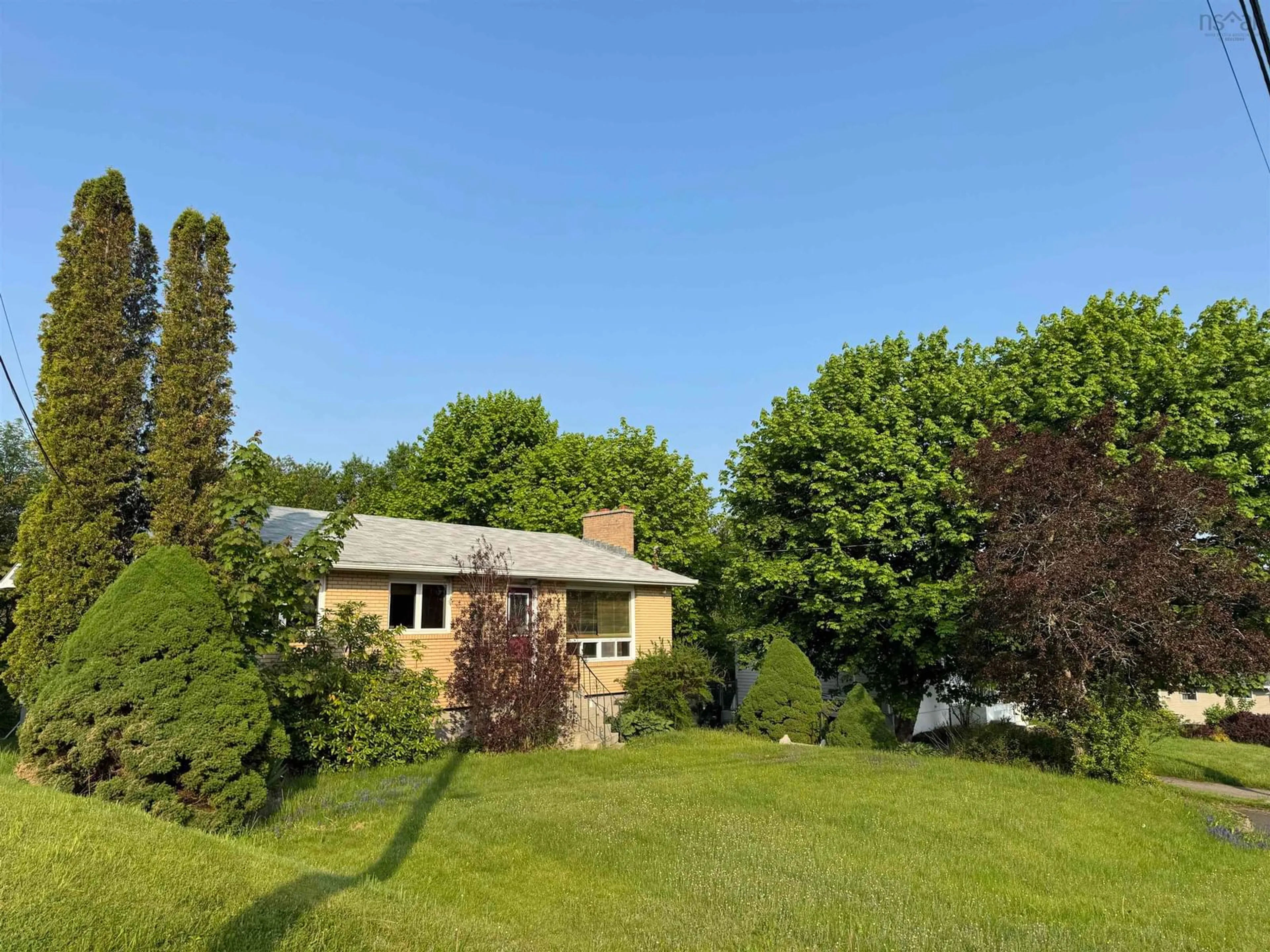 A pic from outside/outdoor area/front of a property/back of a property/a pic from drone, unknown for 74 Moxham Dr, Sydney Nova Scotia B1S 2A1