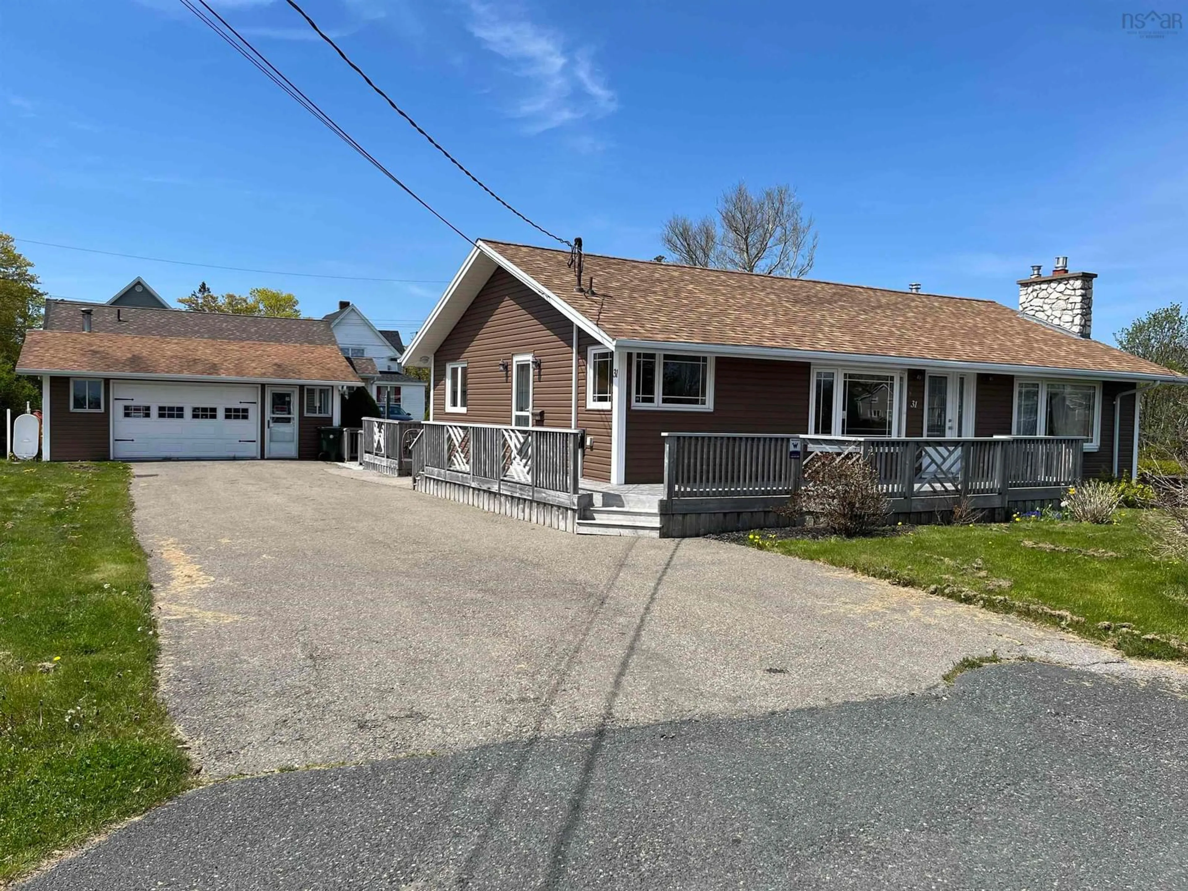 A pic from outside/outdoor area/front of a property/back of a property/a pic from drone, street for 31 Allen St, Glace Bay Nova Scotia B1A 1X7