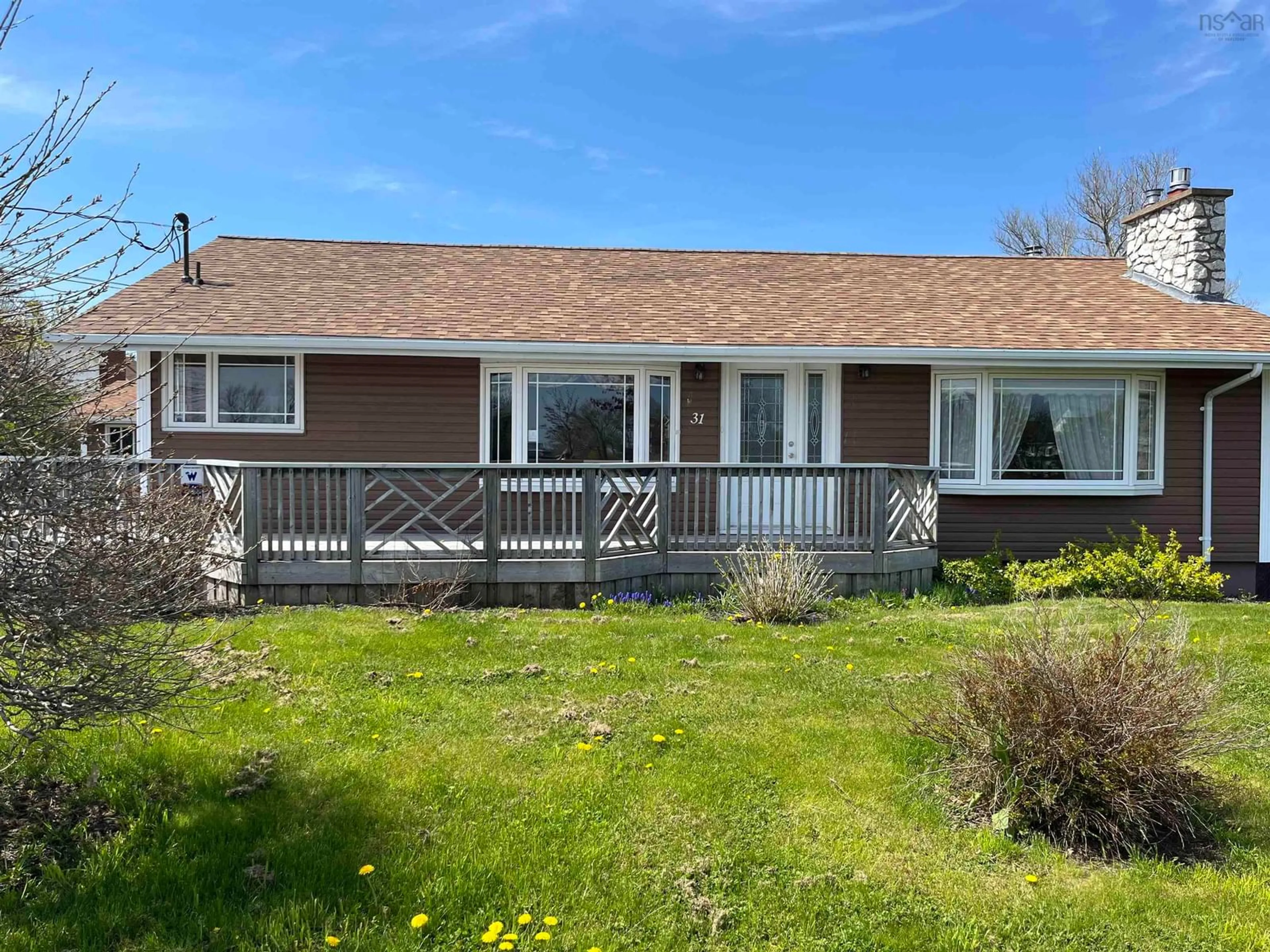 A pic from outside/outdoor area/front of a property/back of a property/a pic from drone, unknown for 31 Allen St, Glace Bay Nova Scotia B1A 1X7