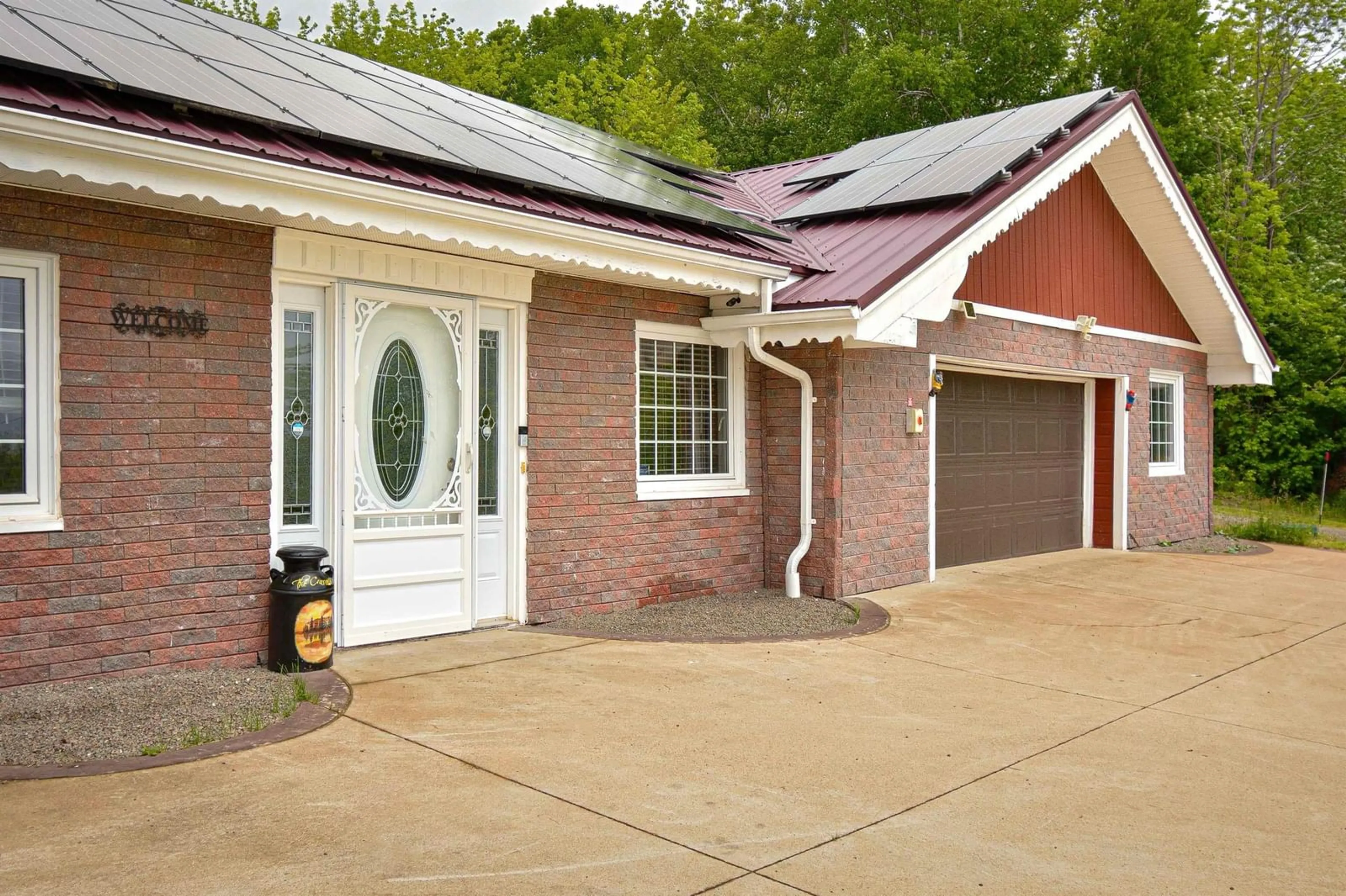 Home with brick exterior material, street for 10383 105 Hwy, Aberdeen Nova Scotia B0E 3M0
