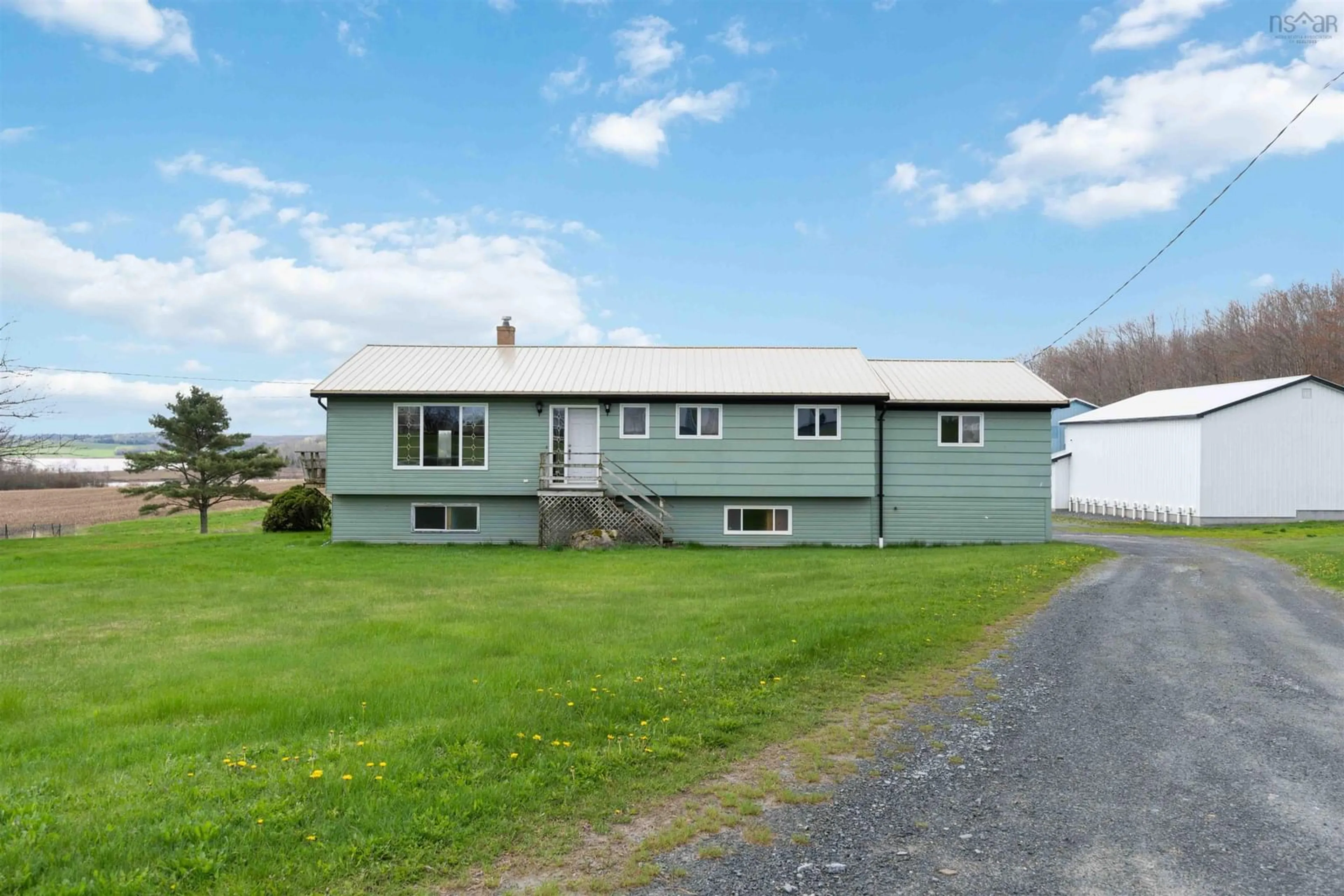 A pic from outside/outdoor area/front of a property/back of a property/a pic from drone, building for 2849 Highway 215, Centre Burlington Nova Scotia B0N 2A0