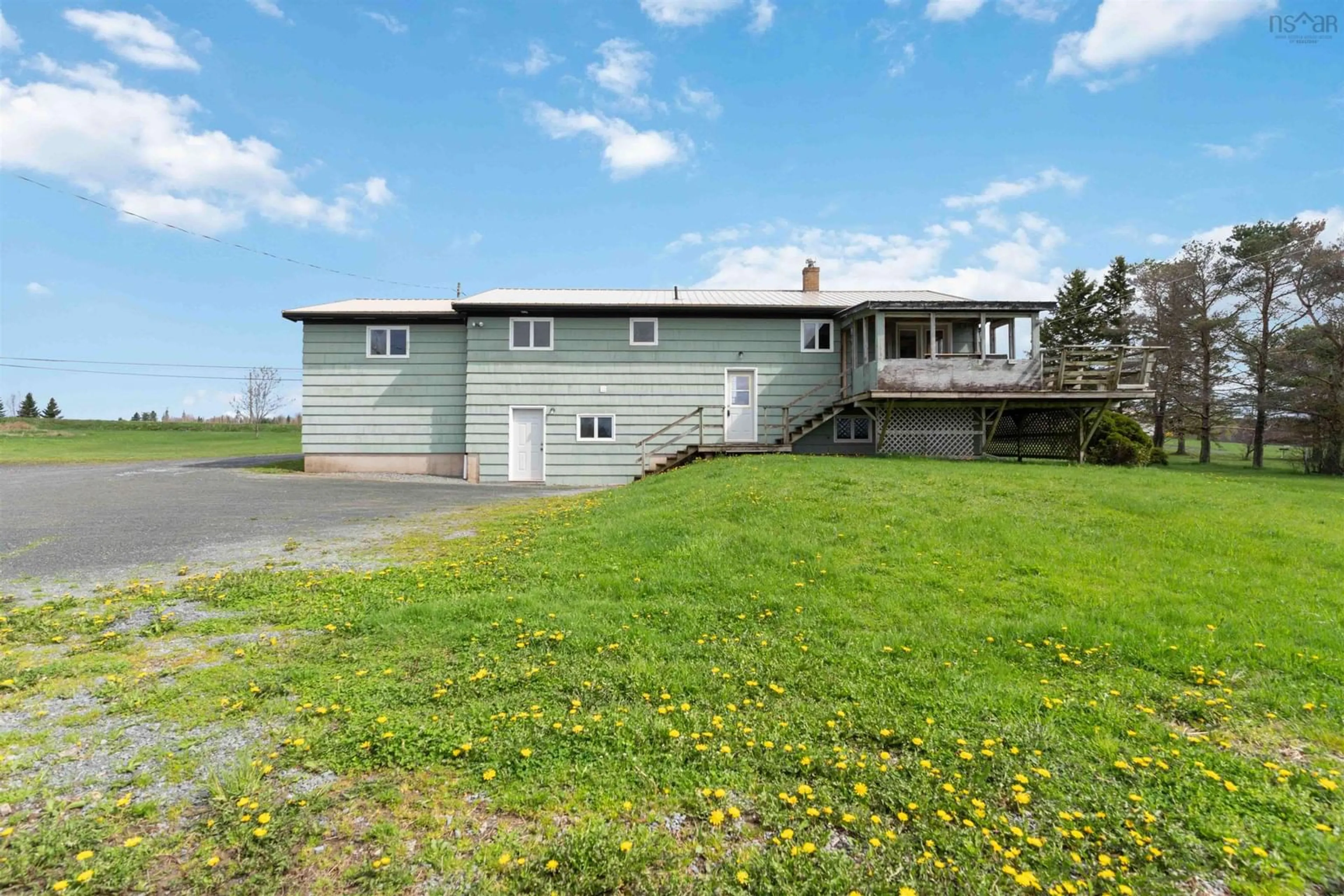 A pic from outside/outdoor area/front of a property/back of a property/a pic from drone, building for 2849 Highway 215, Centre Burlington Nova Scotia B0N 2A0