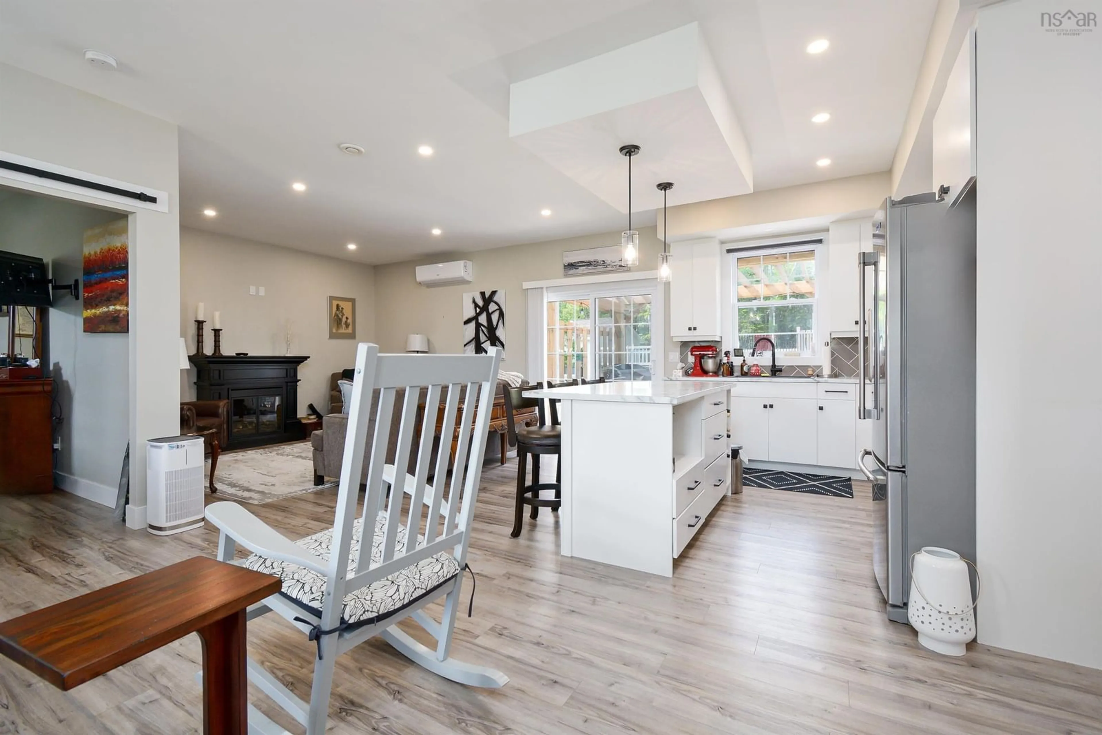 Open concept kitchen, unknown for 243 Braemar Dr, Westmount Nova Scotia B1R 1V9