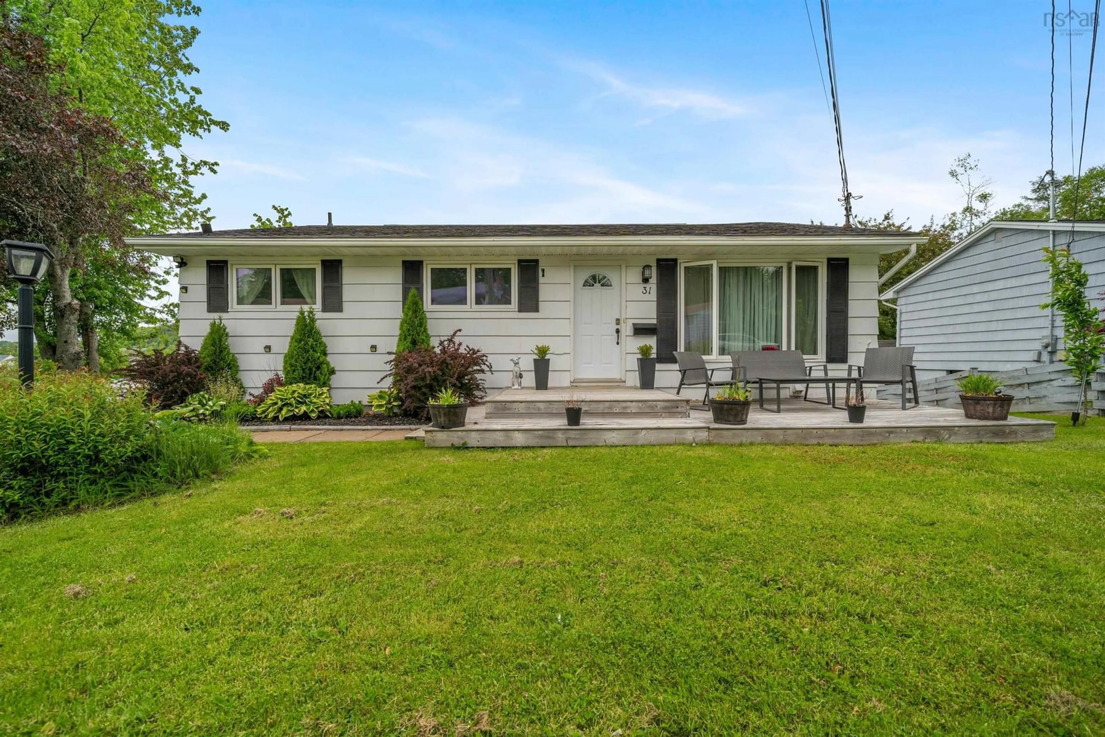 Home with vinyl exterior material, street for 31 Ridge Ave, Lower Sackville Nova Scotia B4C 2L5