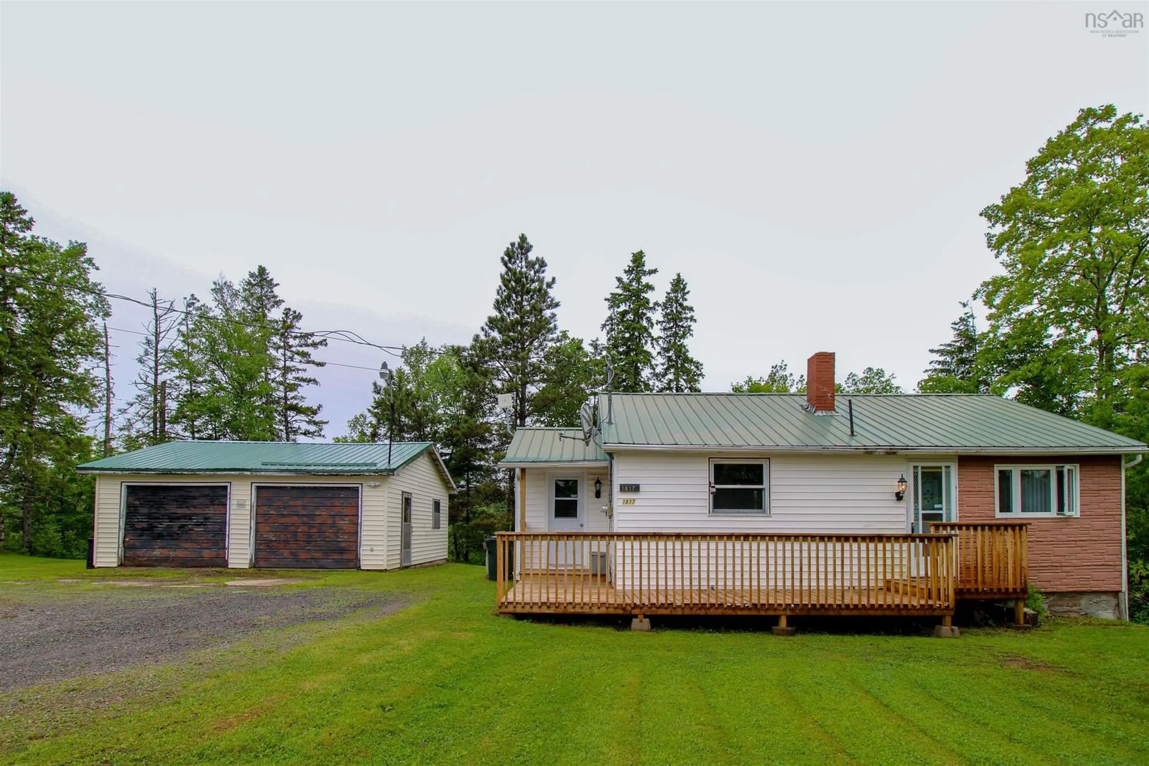 A pic from outside/outdoor area/front of a property/back of a property/a pic from drone, unknown for 1817 Highway 311 Hwy, Central North River Nova Scotia B6L 6G1