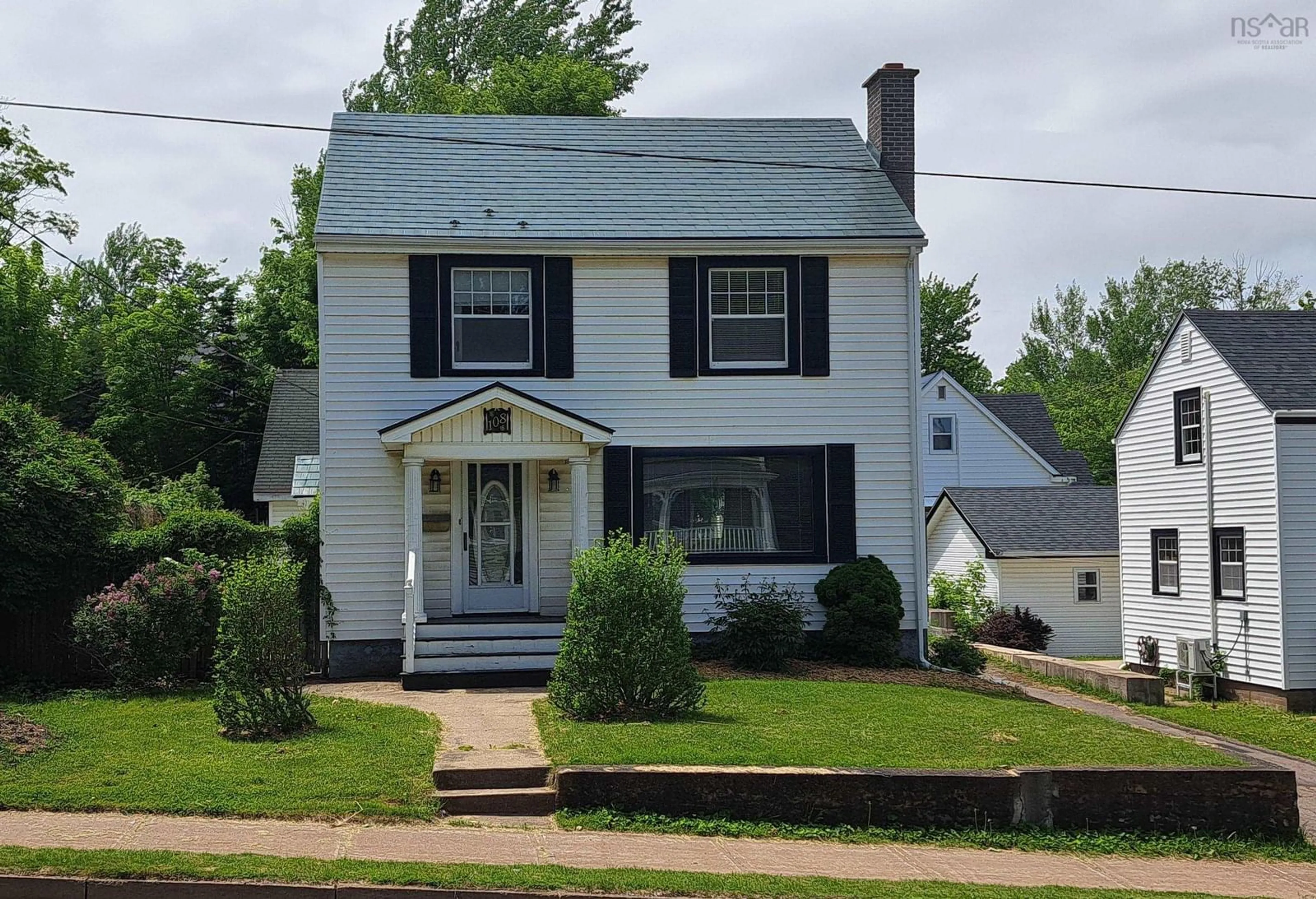 Home with vinyl exterior material, street for 108 Young St, Truro Nova Scotia B2N 3X1
