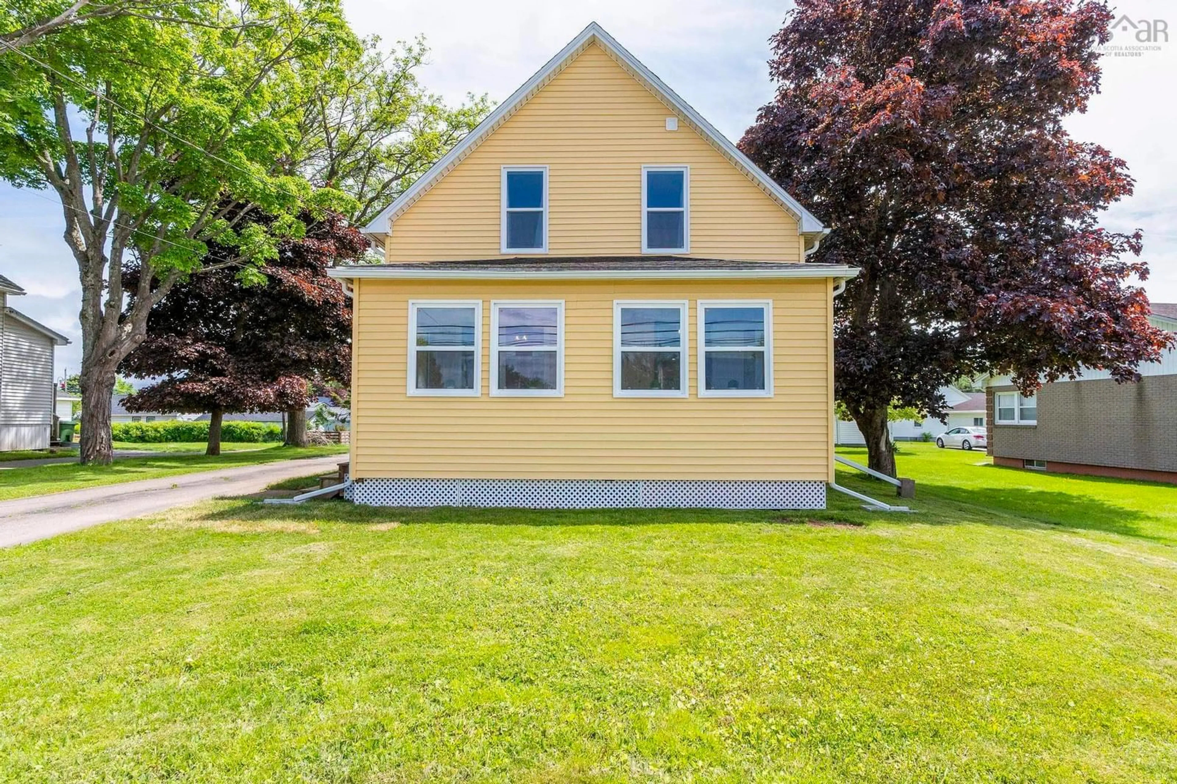 Home with vinyl exterior material, street for 144 Pictou Rd, Valley Nova Scotia B2N 2S8