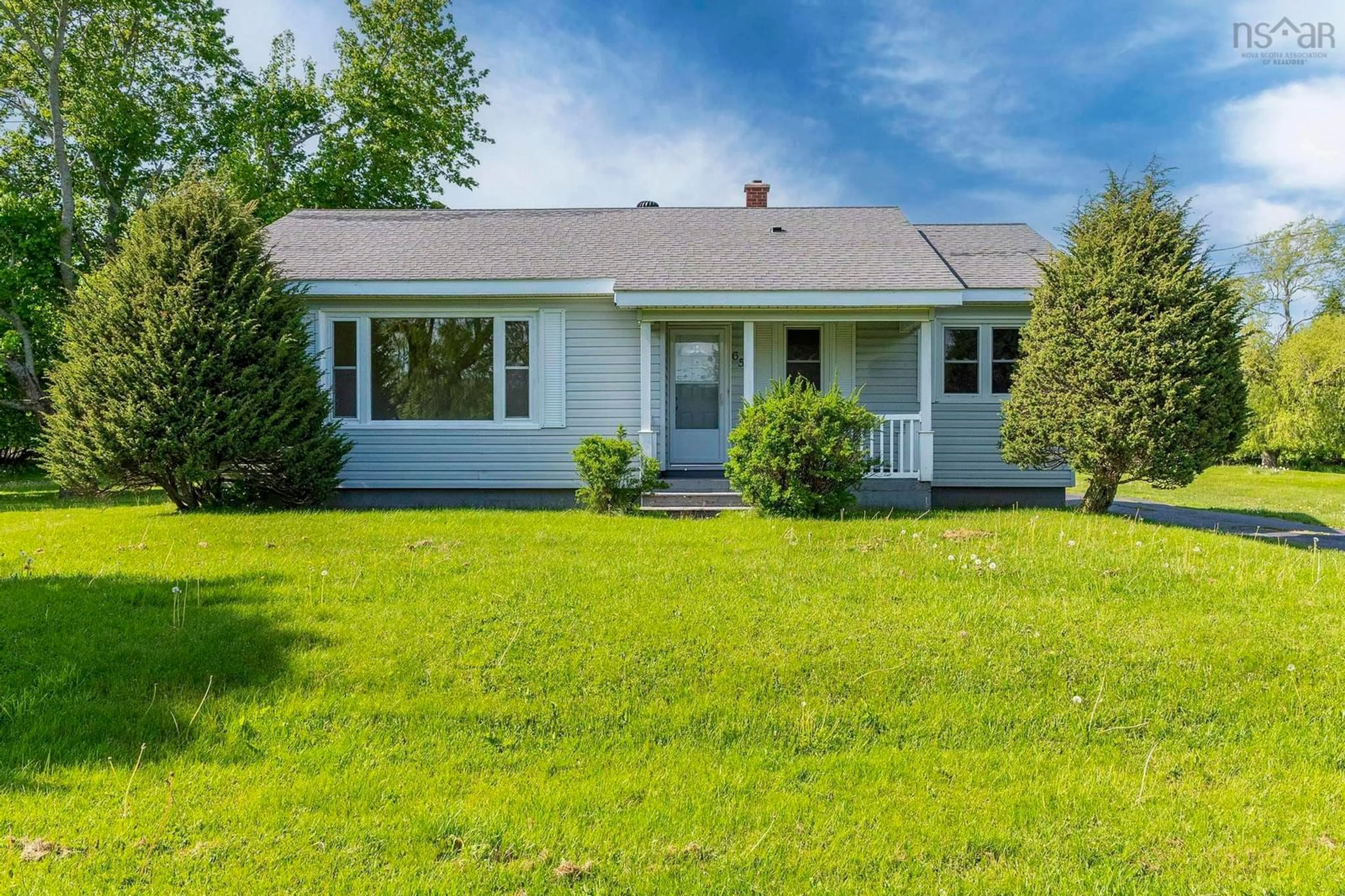 Home with vinyl exterior material, street for 652 Salmon River Rd, Murray Siding Nova Scotia B6L 4B7
