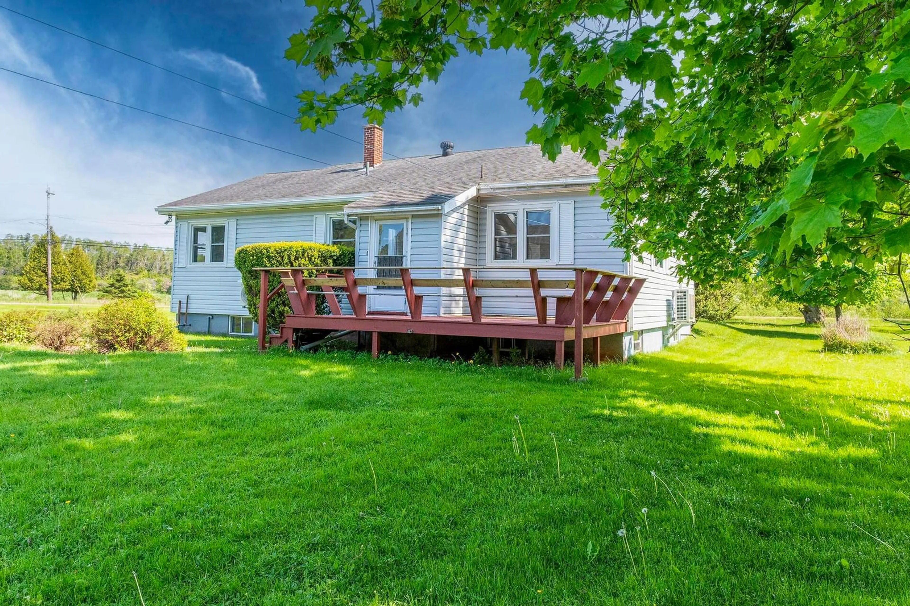 A pic from outside/outdoor area/front of a property/back of a property/a pic from drone, street for 652 Salmon River Rd, Murray Siding Nova Scotia B6L 4B7