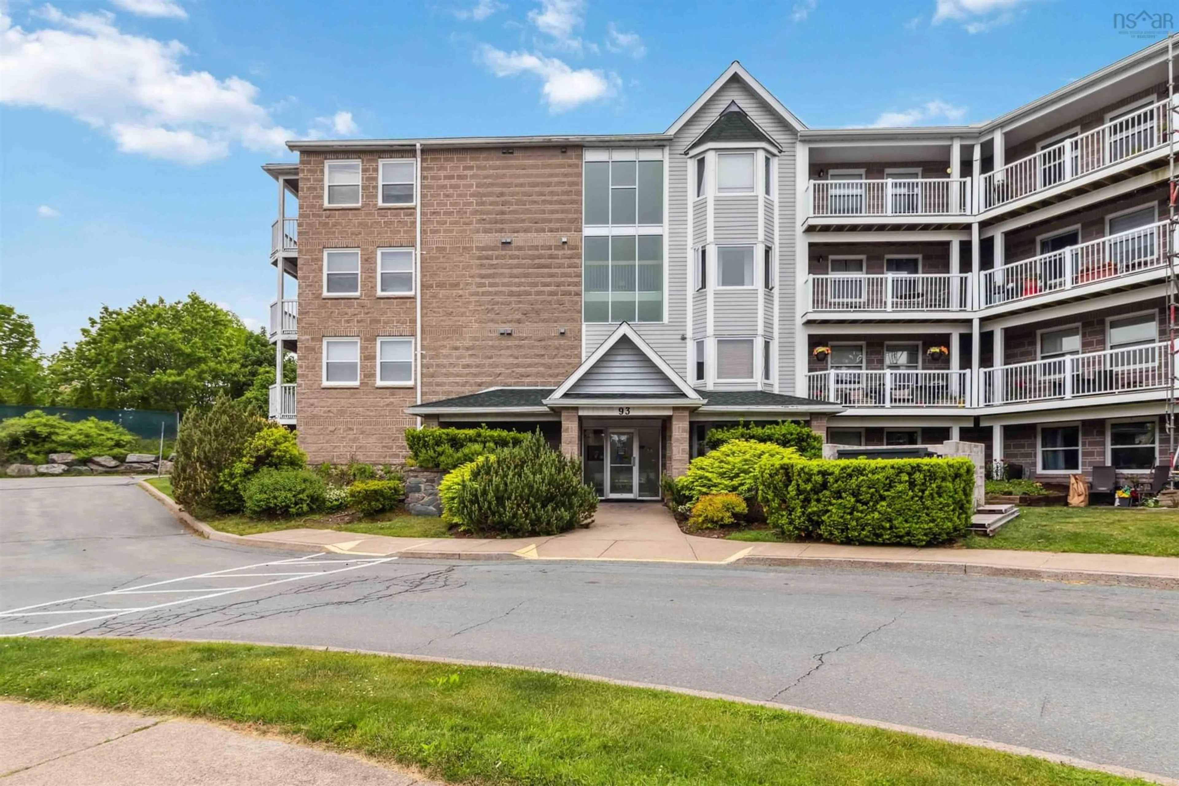 A pic from outside/outdoor area/front of a property/back of a property/a pic from drone, water/lake/river/ocean view for 93 Kearney Lake Rd #312, Clayton Park Nova Scotia B3M 4E7