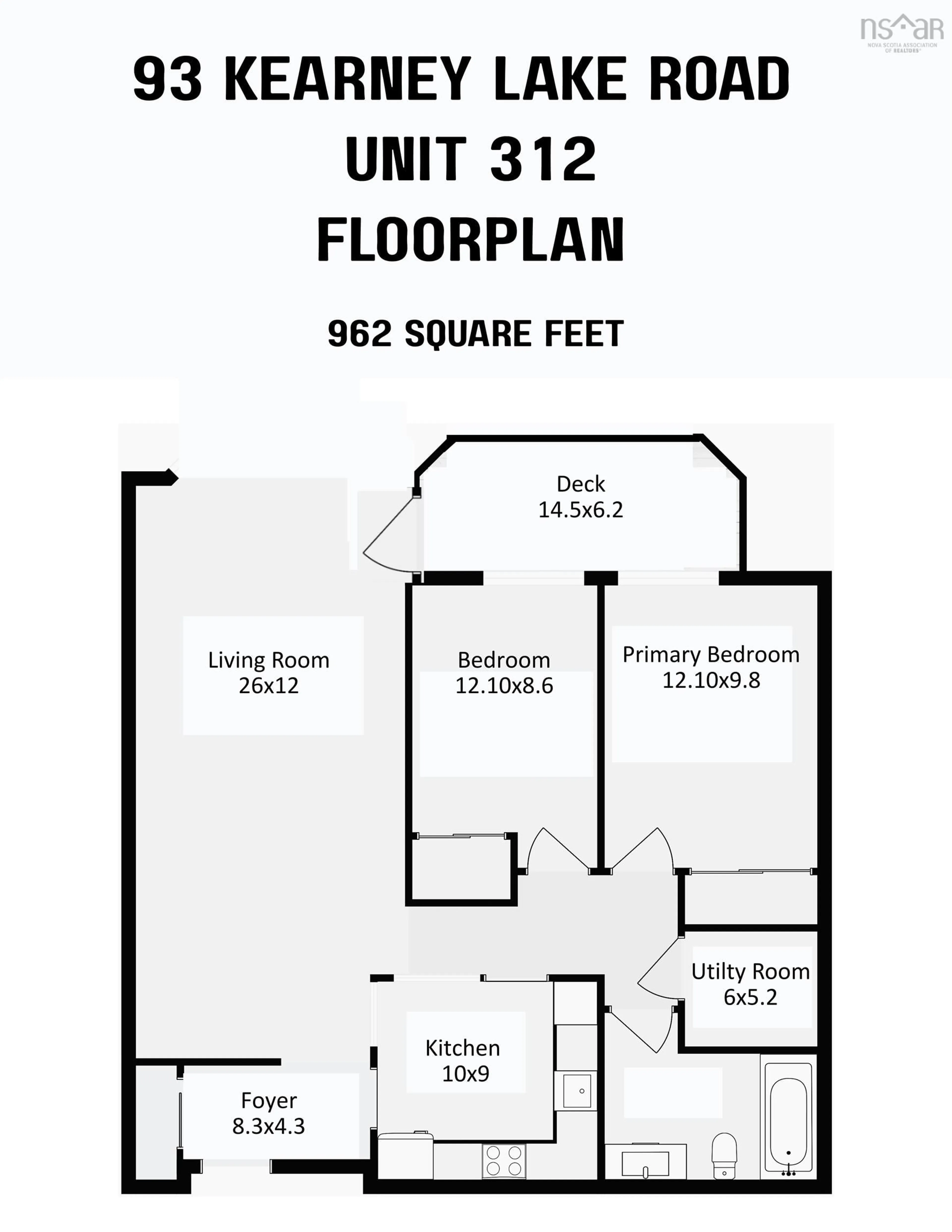 Floor plan for 93 Kearney Lake Rd #312, Clayton Park Nova Scotia B3M 4E7