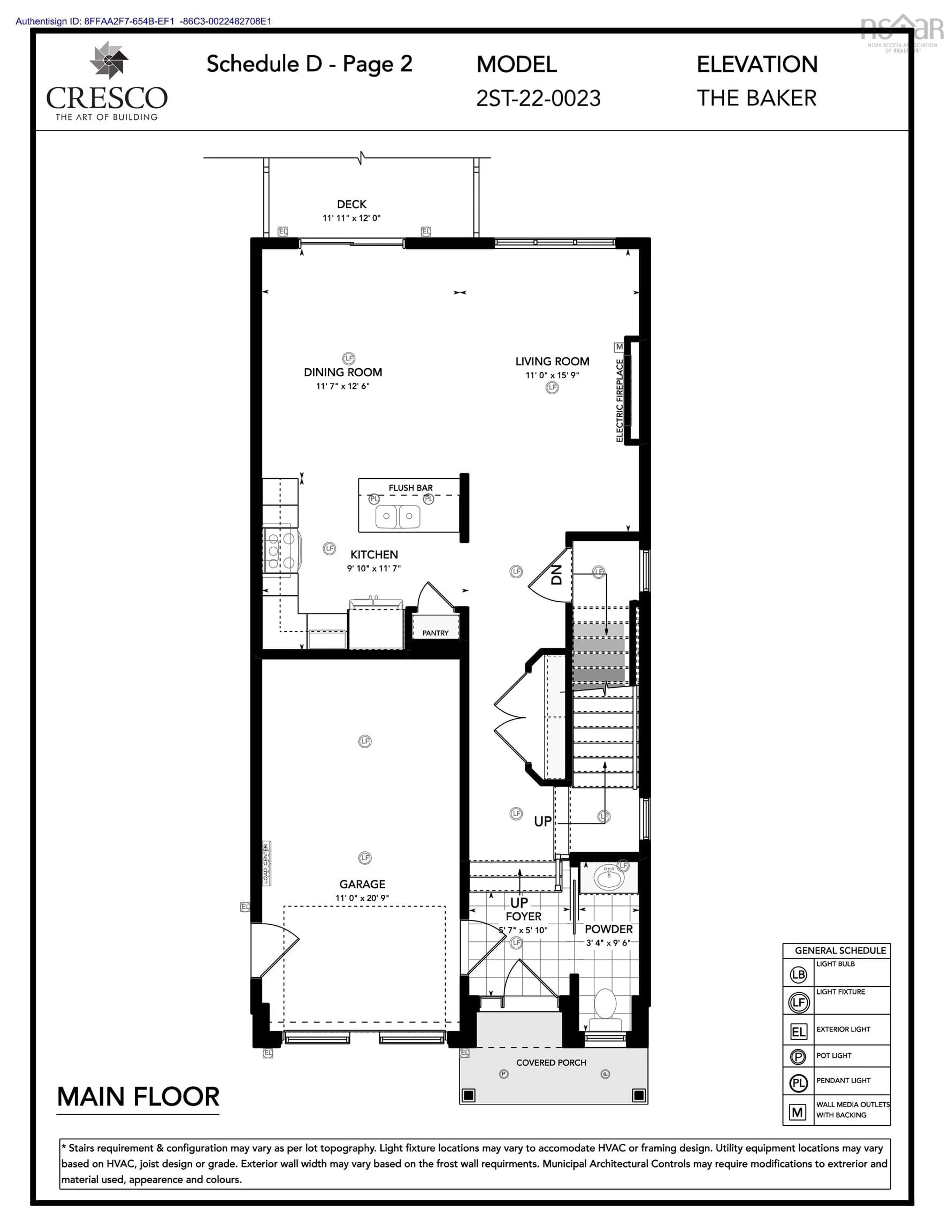 Floor plan for 129 Puncheon Way #PUN52, Bedford Nova Scotia B4B 1S9