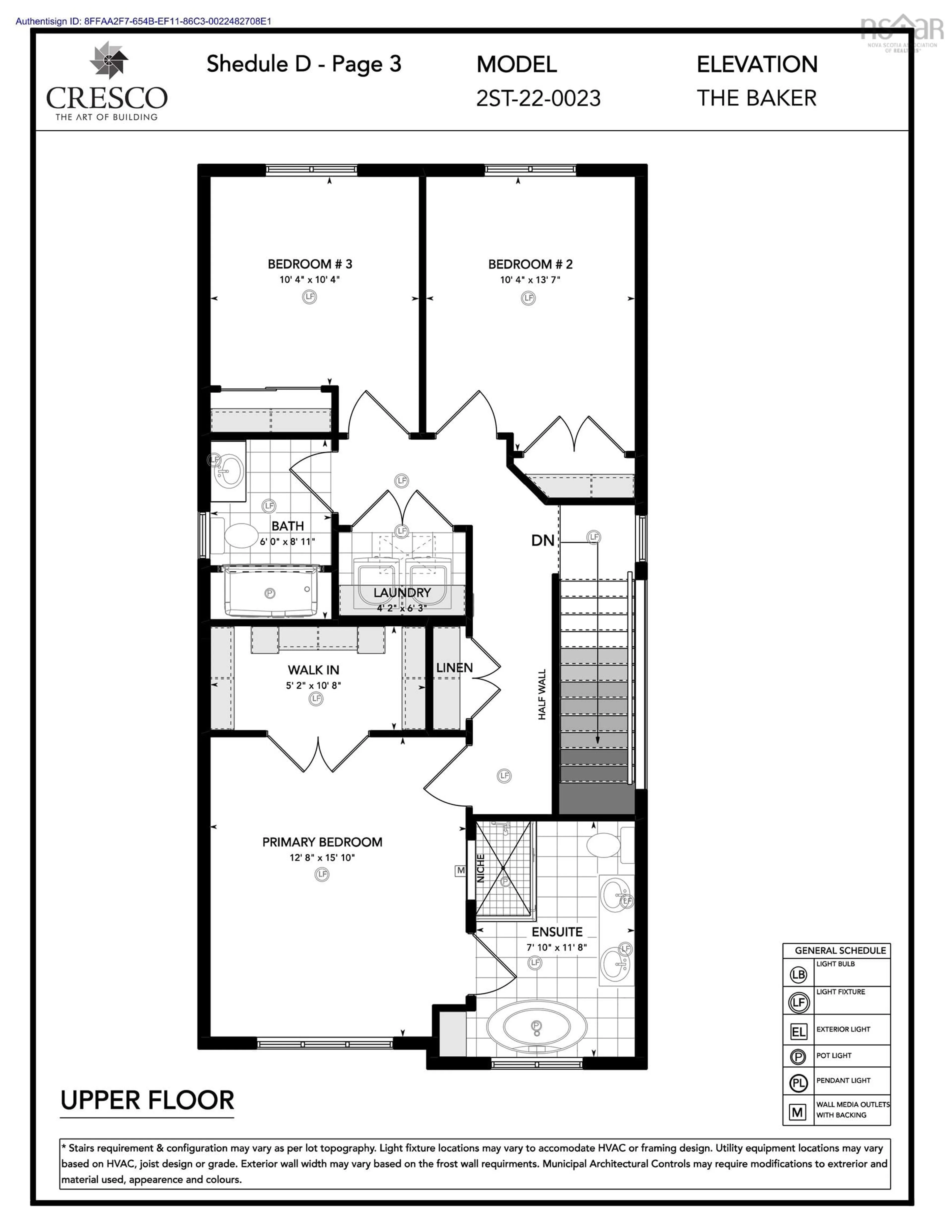 Floor plan for 129 Puncheon Way #PUN52, Bedford Nova Scotia B4B 1S9