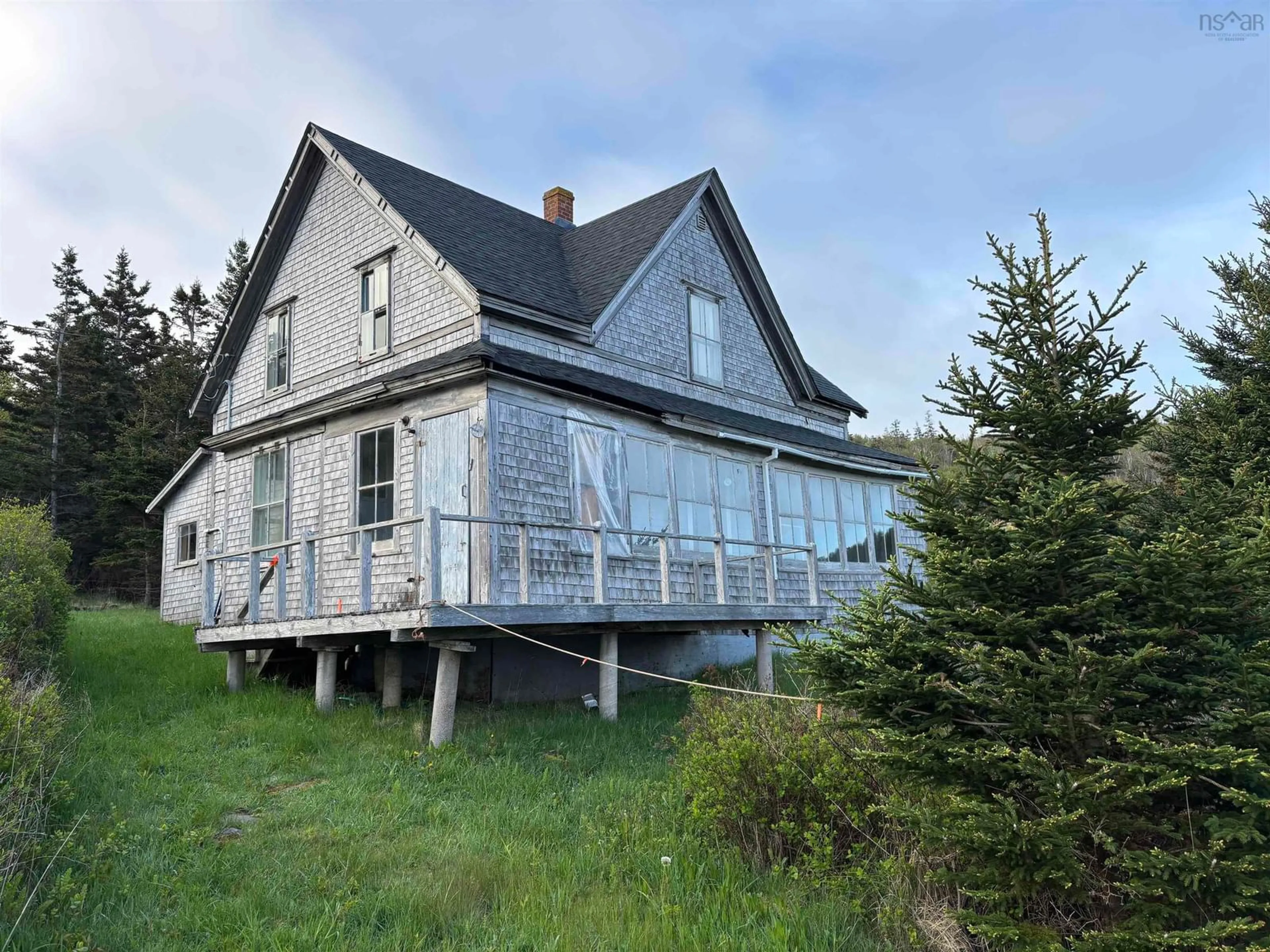 A pic from outside/outdoor area/front of a property/back of a property/a pic from drone, building for 223 Whale Cove Road, Whale Cove Nova Scotia B0V 1E0